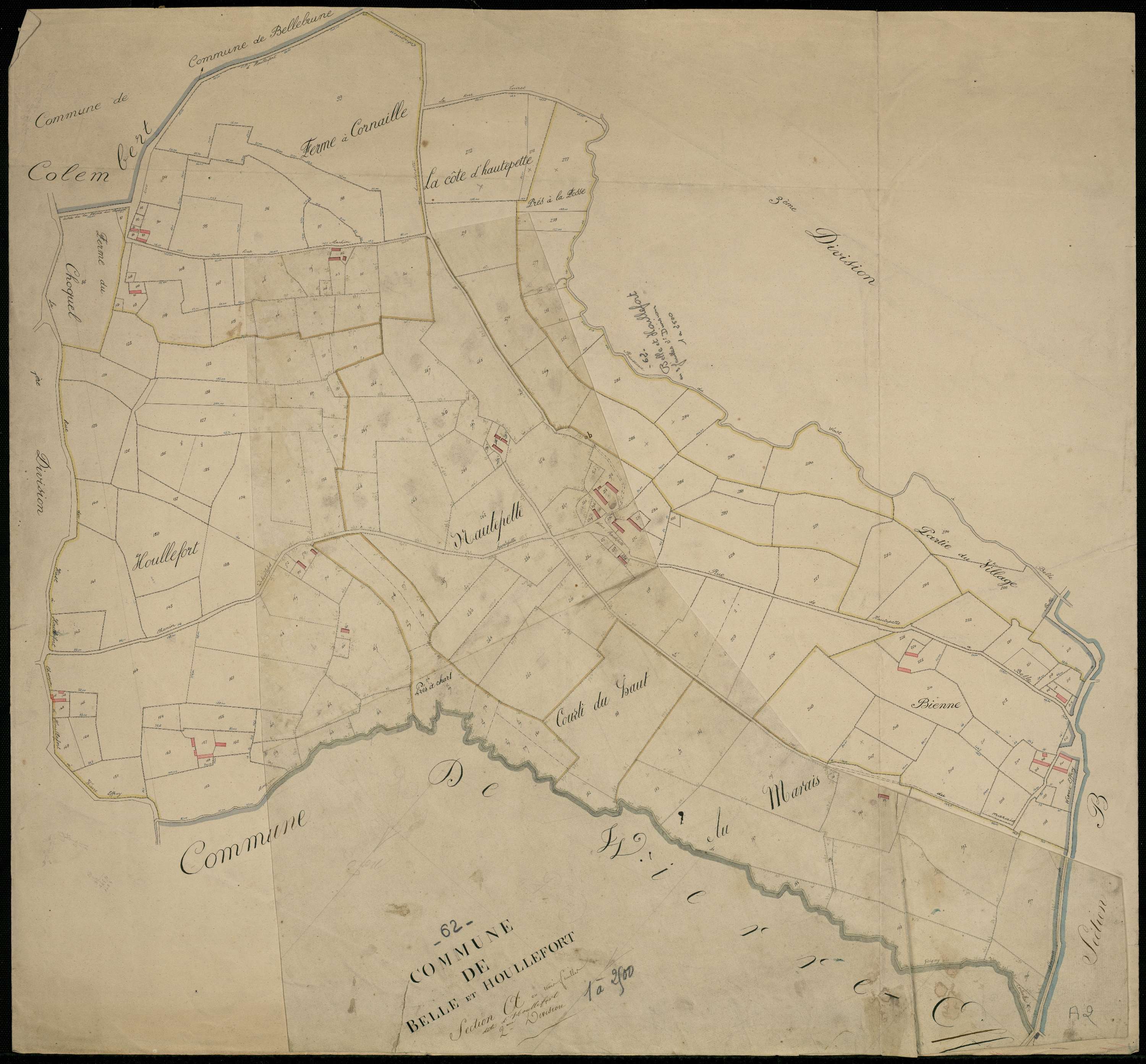 Belle-et-Houllefort - Section A, 2e feuille