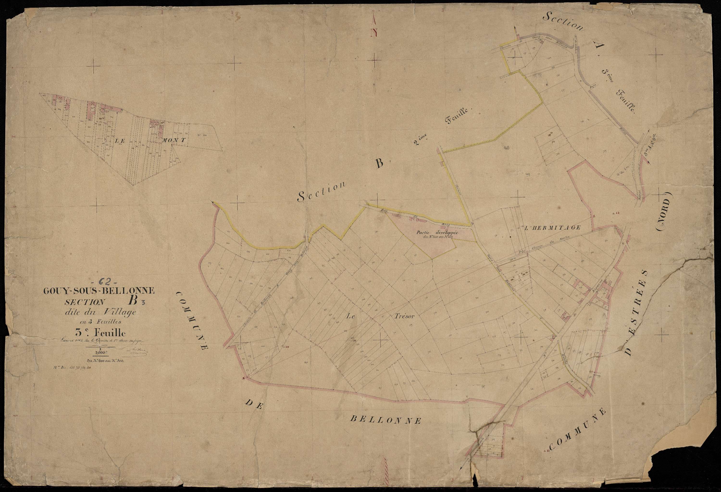 Bellonne - Section B, 3e feuille