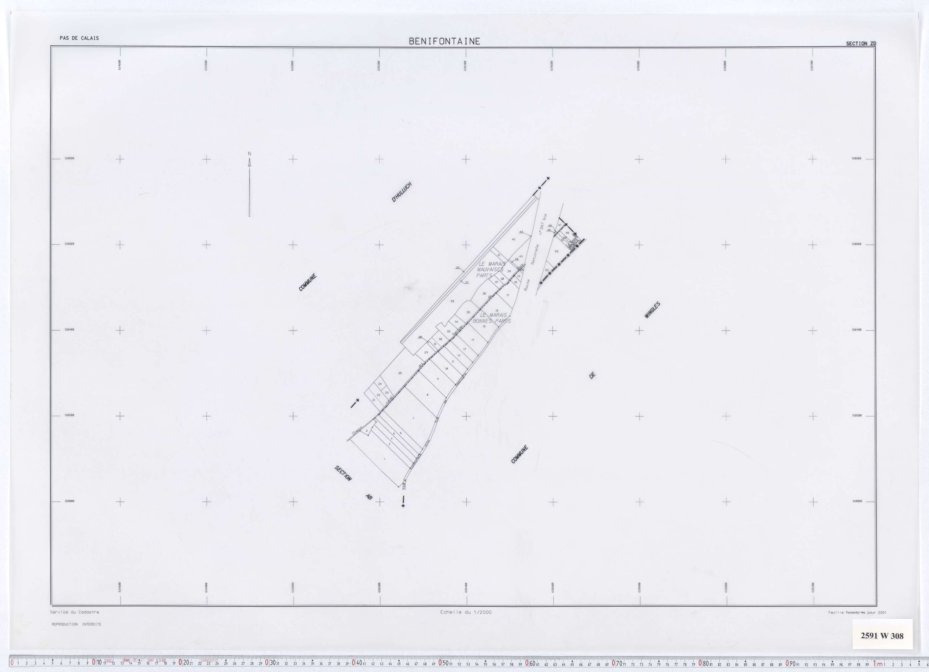 Bénifontaine - Section ZD.