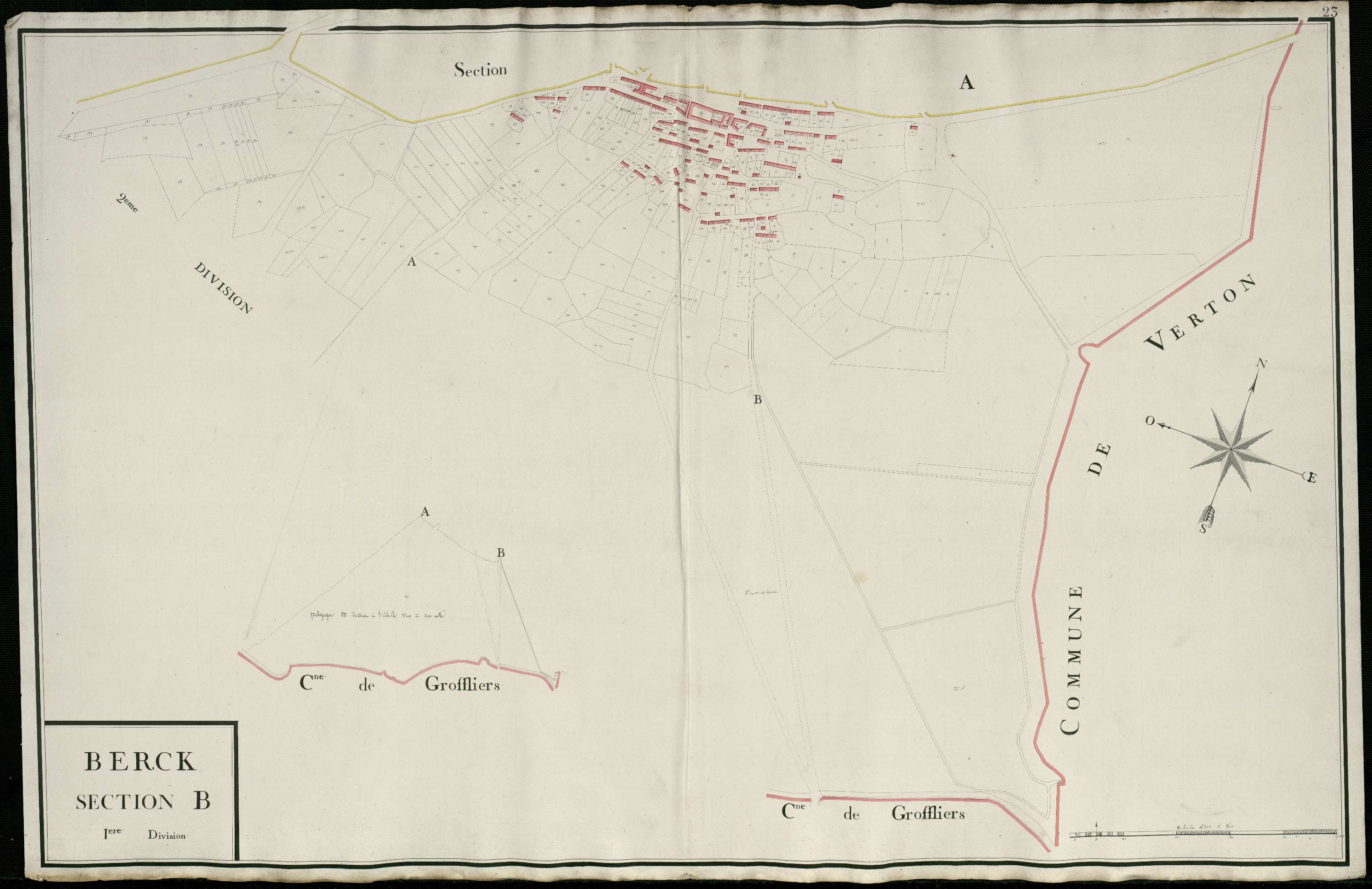 Berck - Section B, 1re feuille