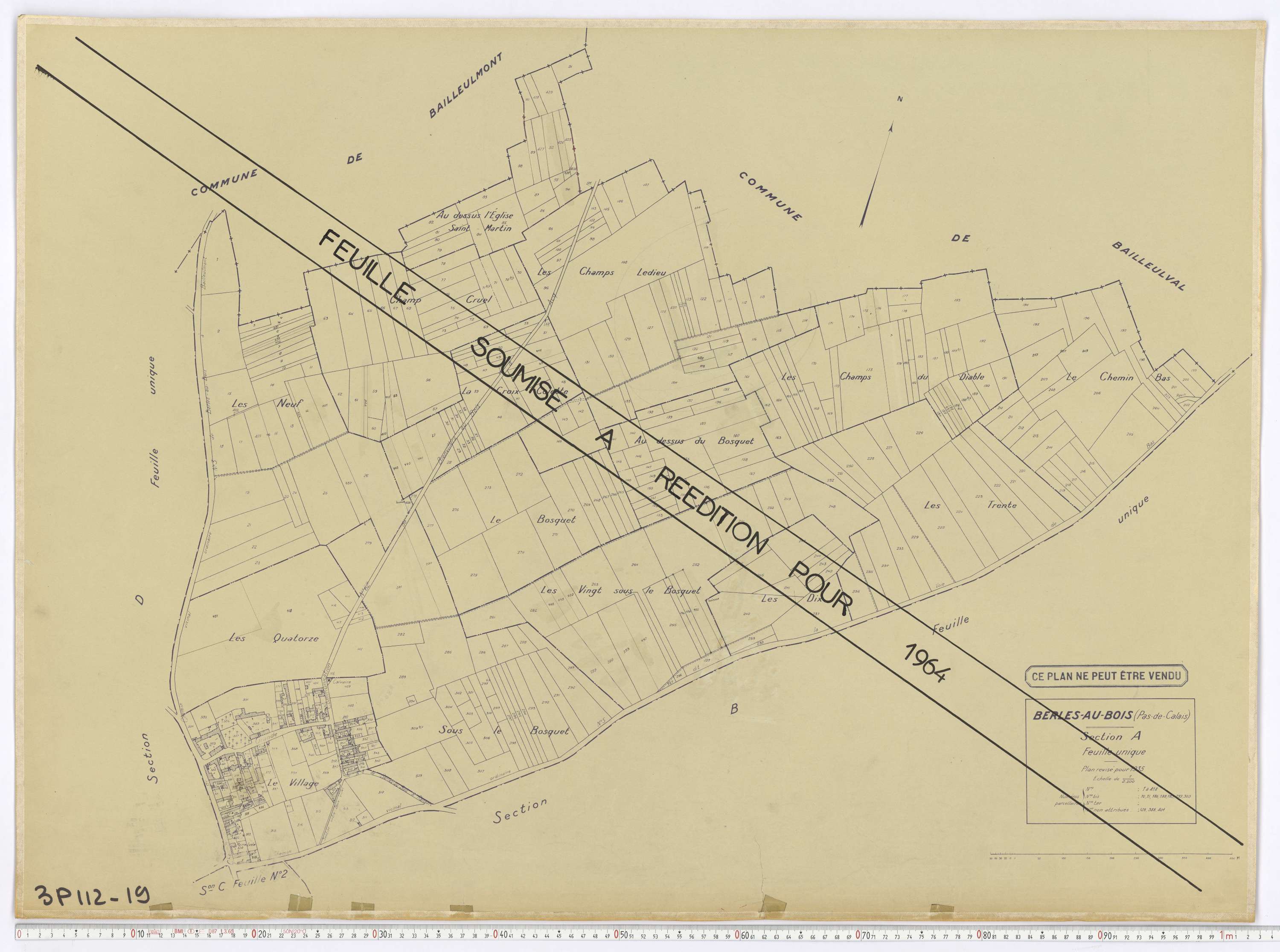 Berles-au-Bois - Section A.