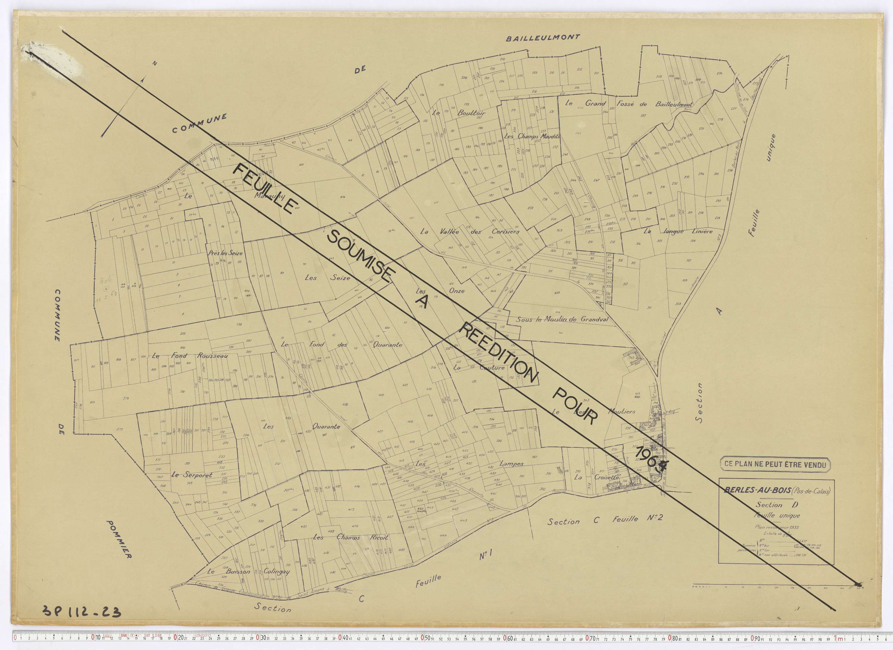 Berles-au-Bois - Section D.