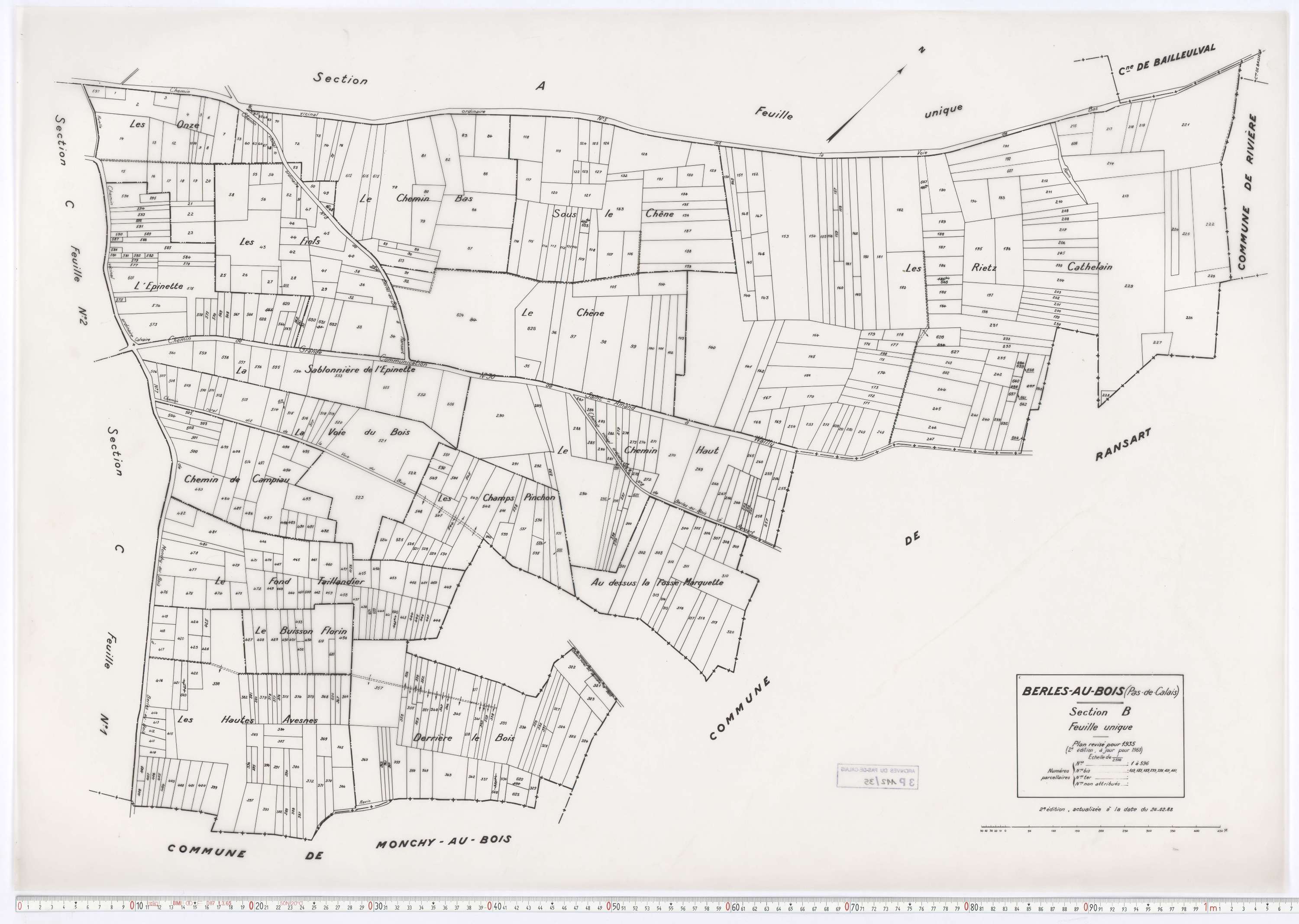 Berles-au-Bois - Section B.