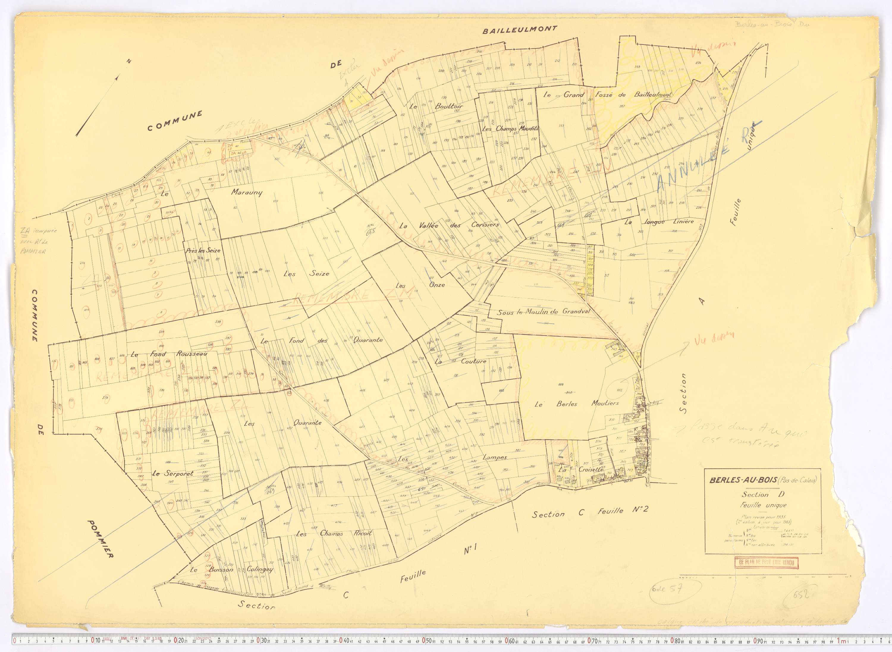 Berles-au-Bois - Section D.