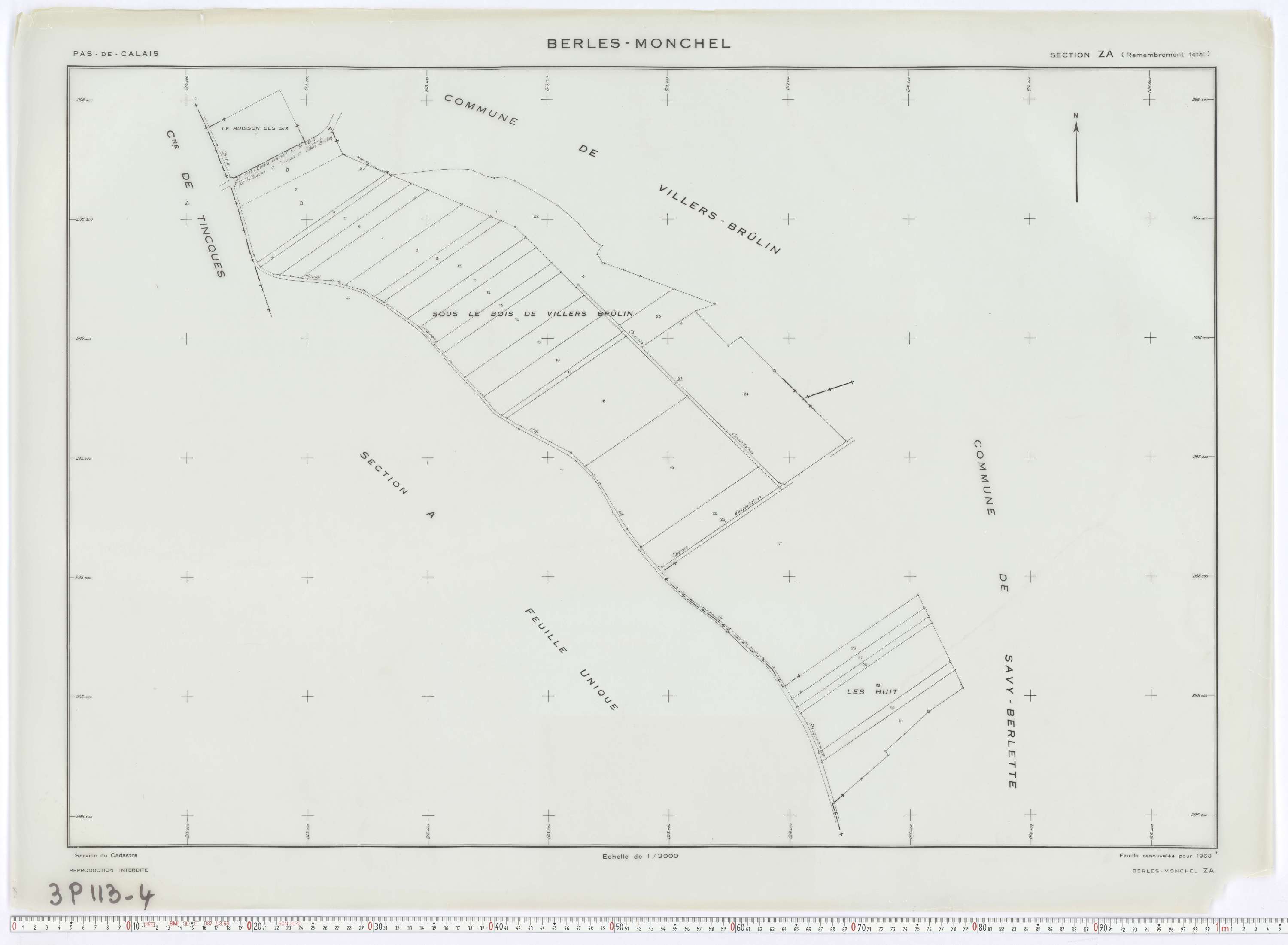 Berles-Monchel - Section ZA.