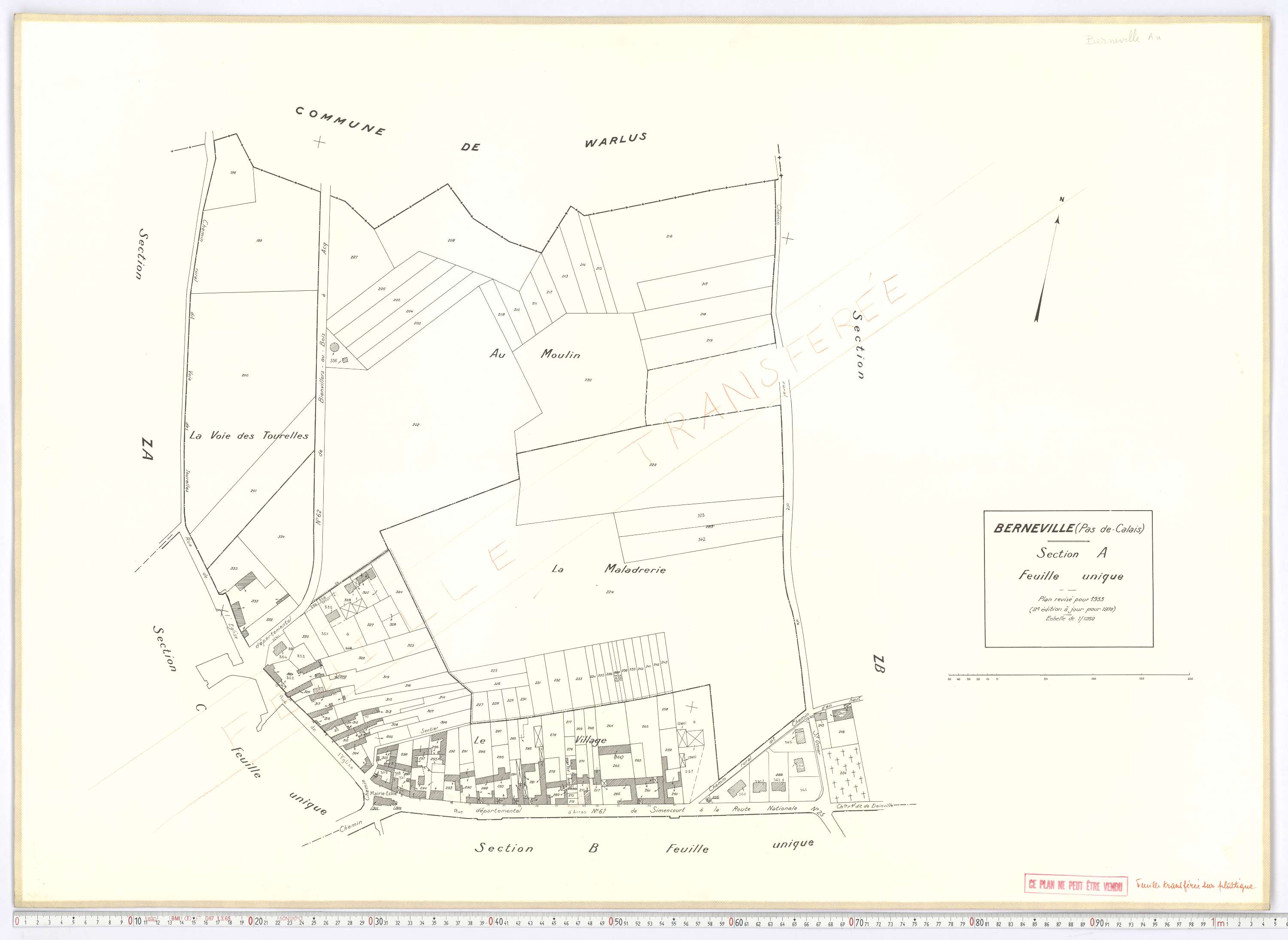 Berneville - Section A.