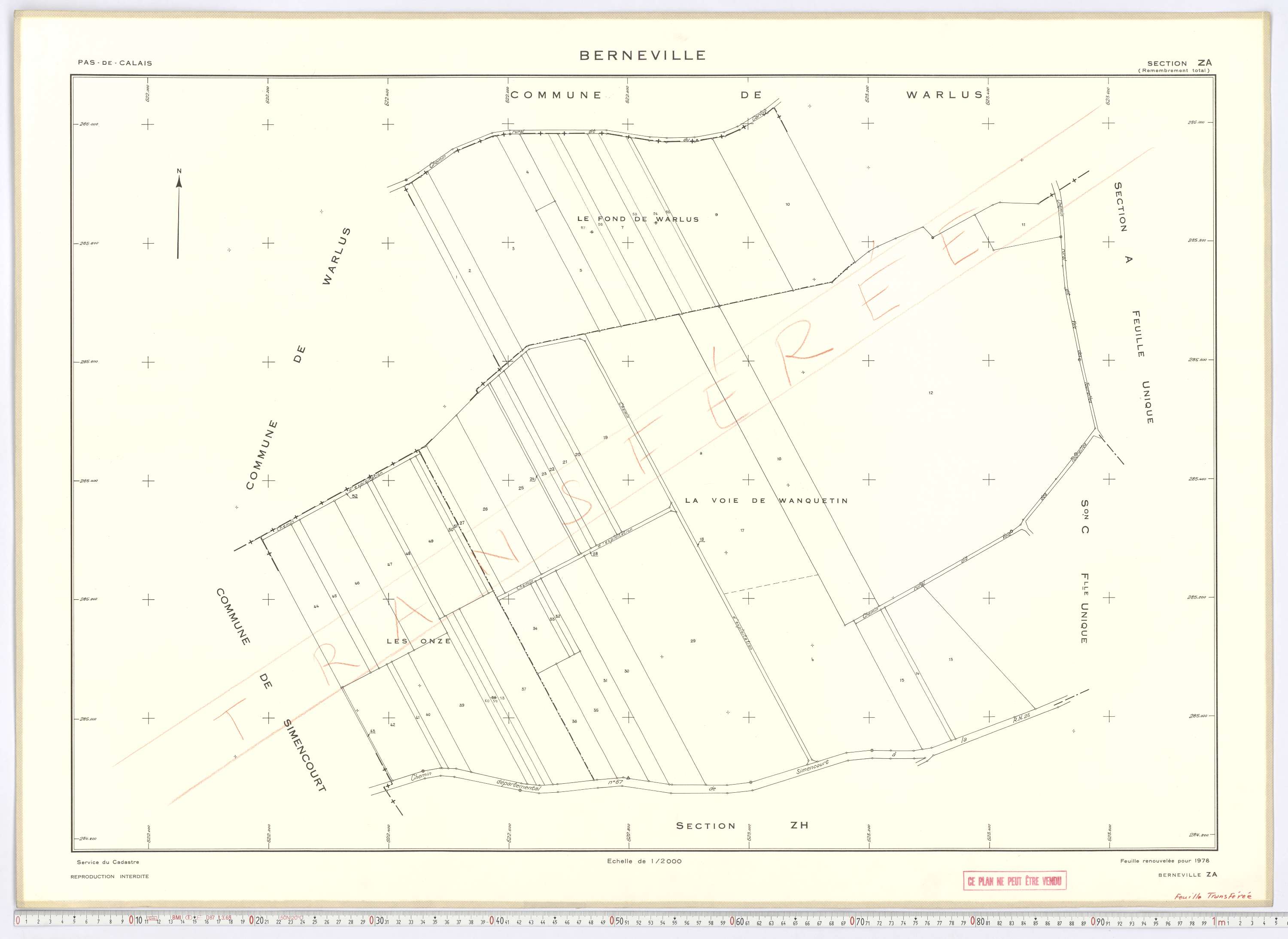 Berneville - Section ZA.