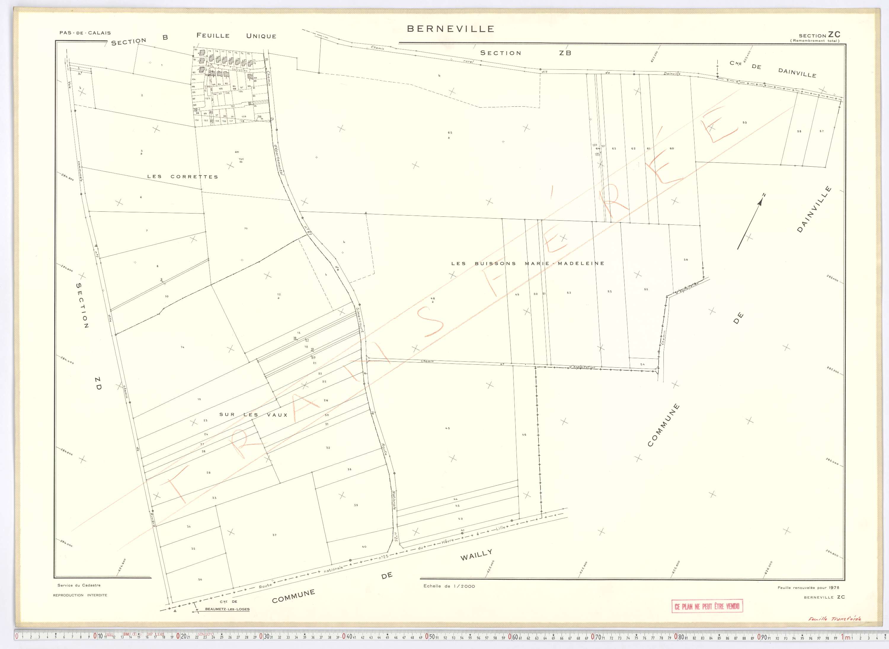 Berneville - Section ZC.