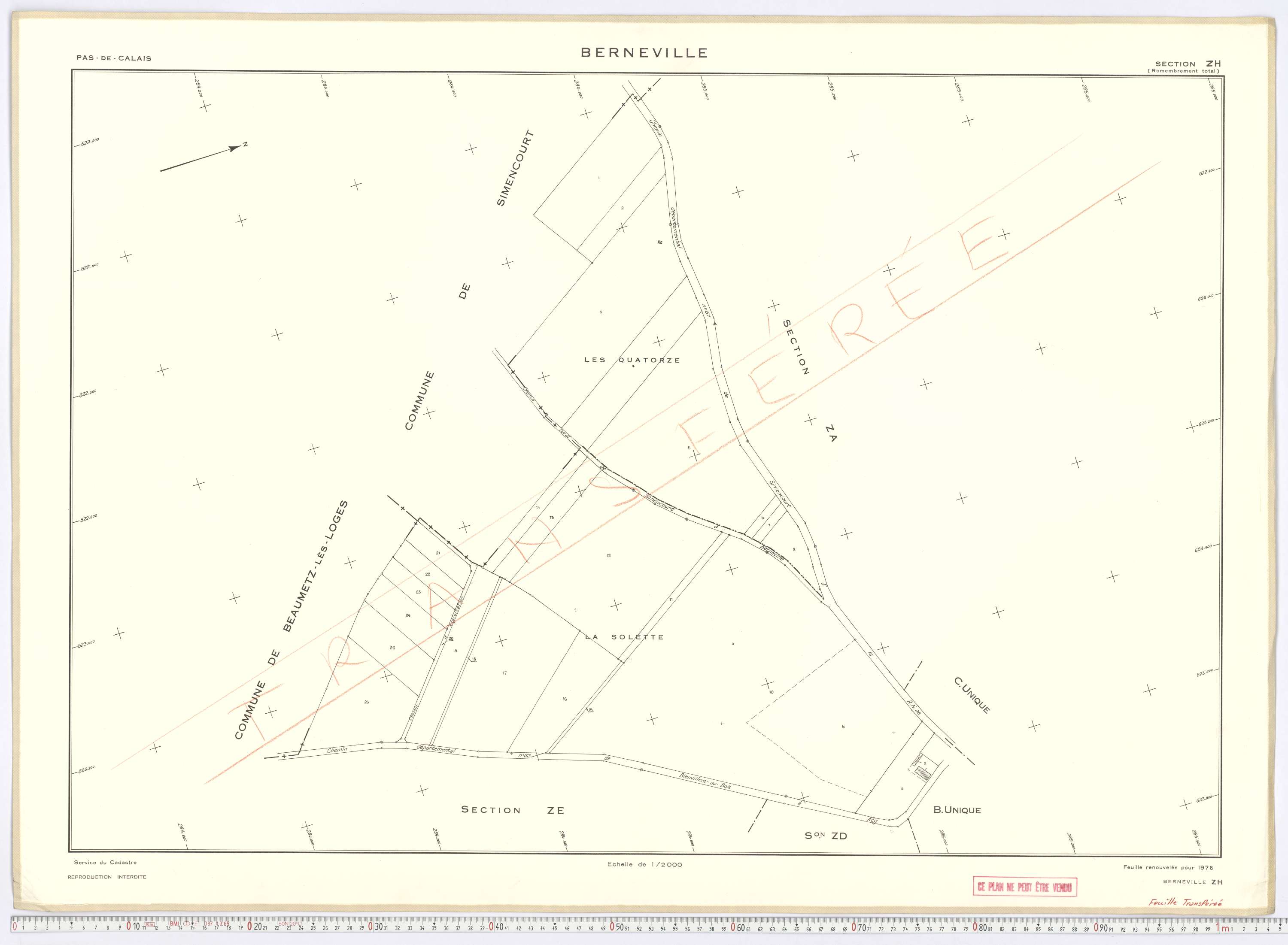 Berneville - Section ZH.