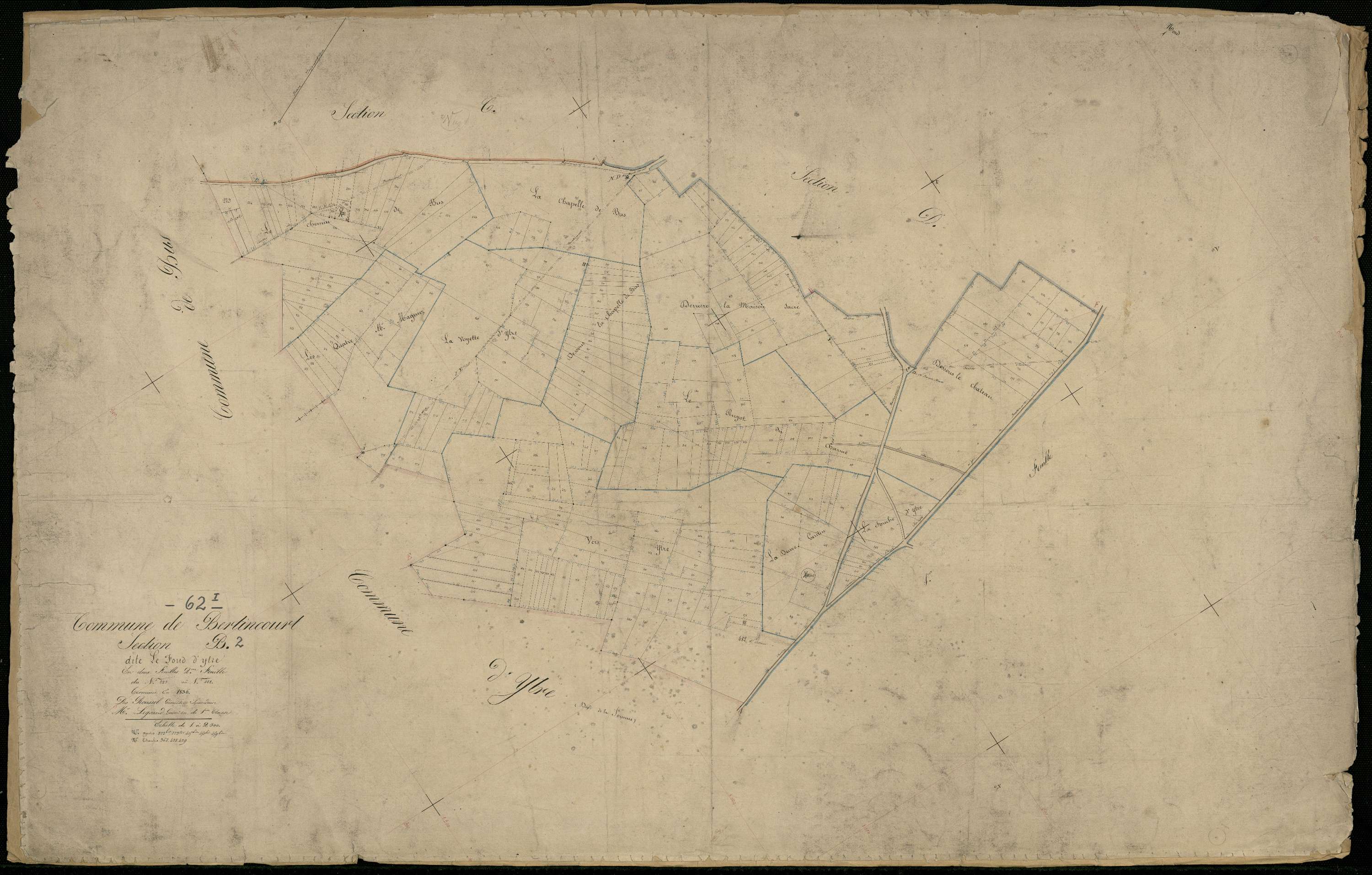 Bertincourt - Section B, 2e feuille