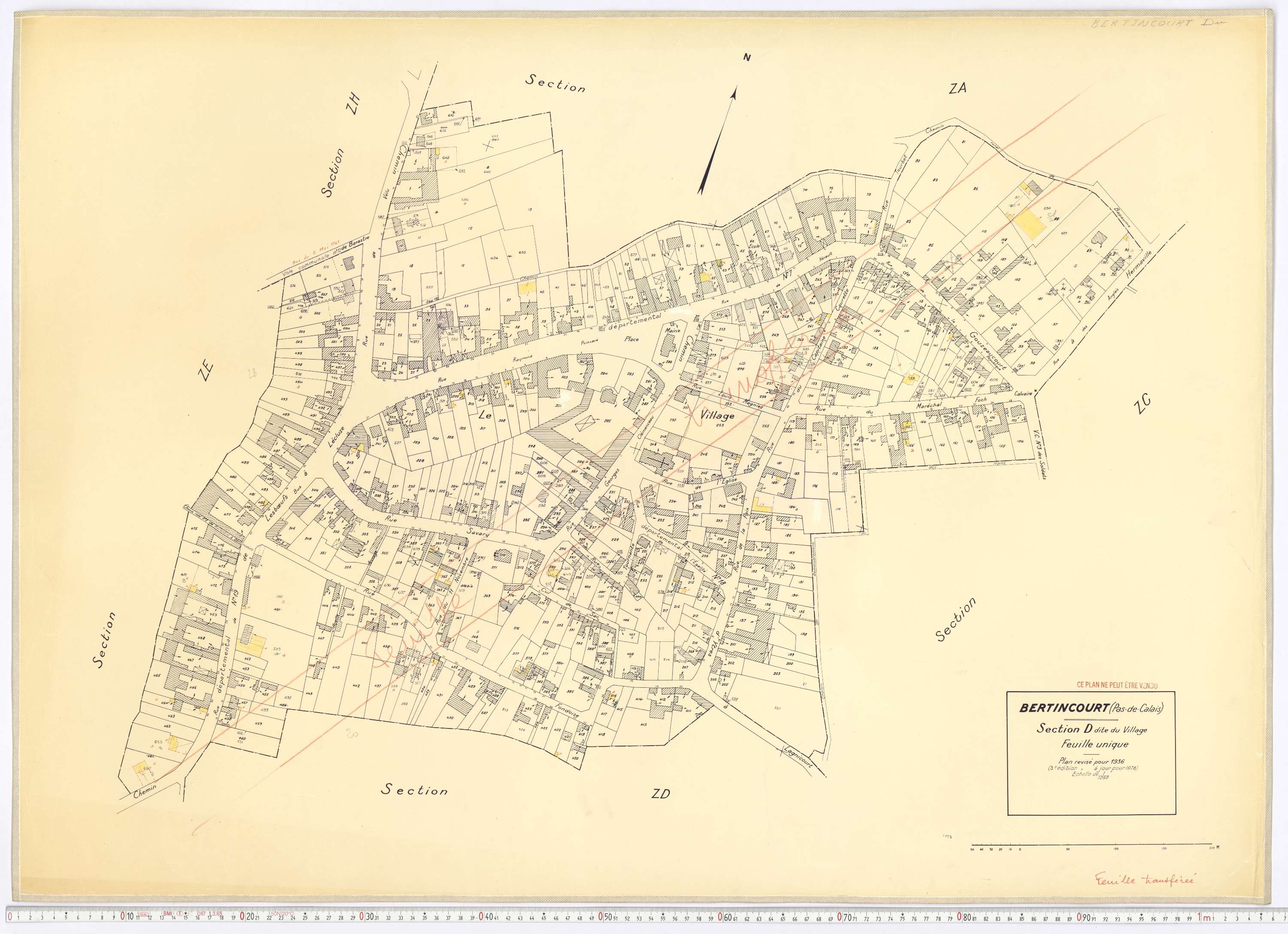 Bertincourt - Section D.