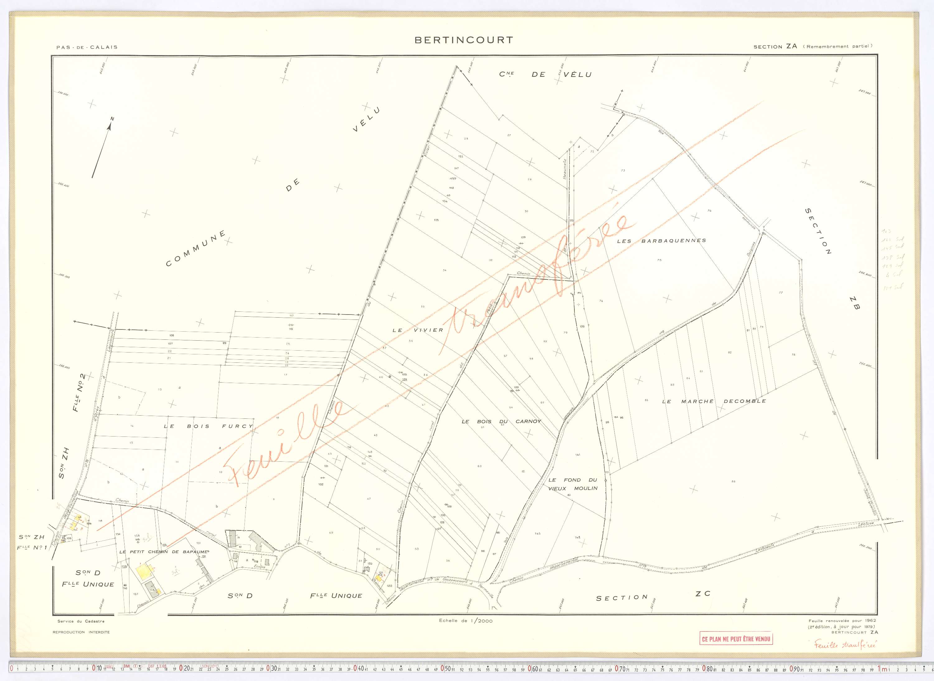 Bertincourt - Section ZA.