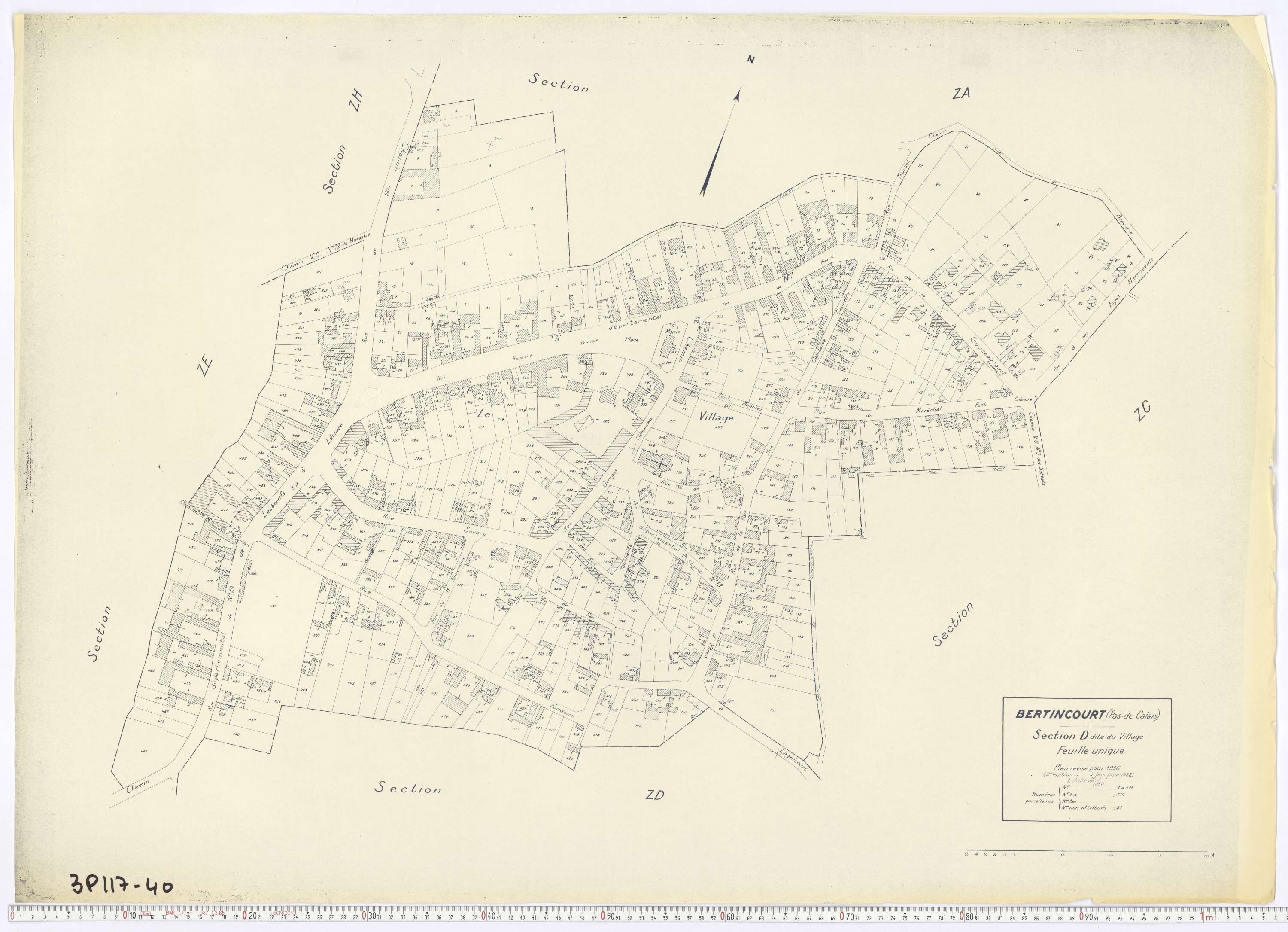 Bertincourt - Section D.