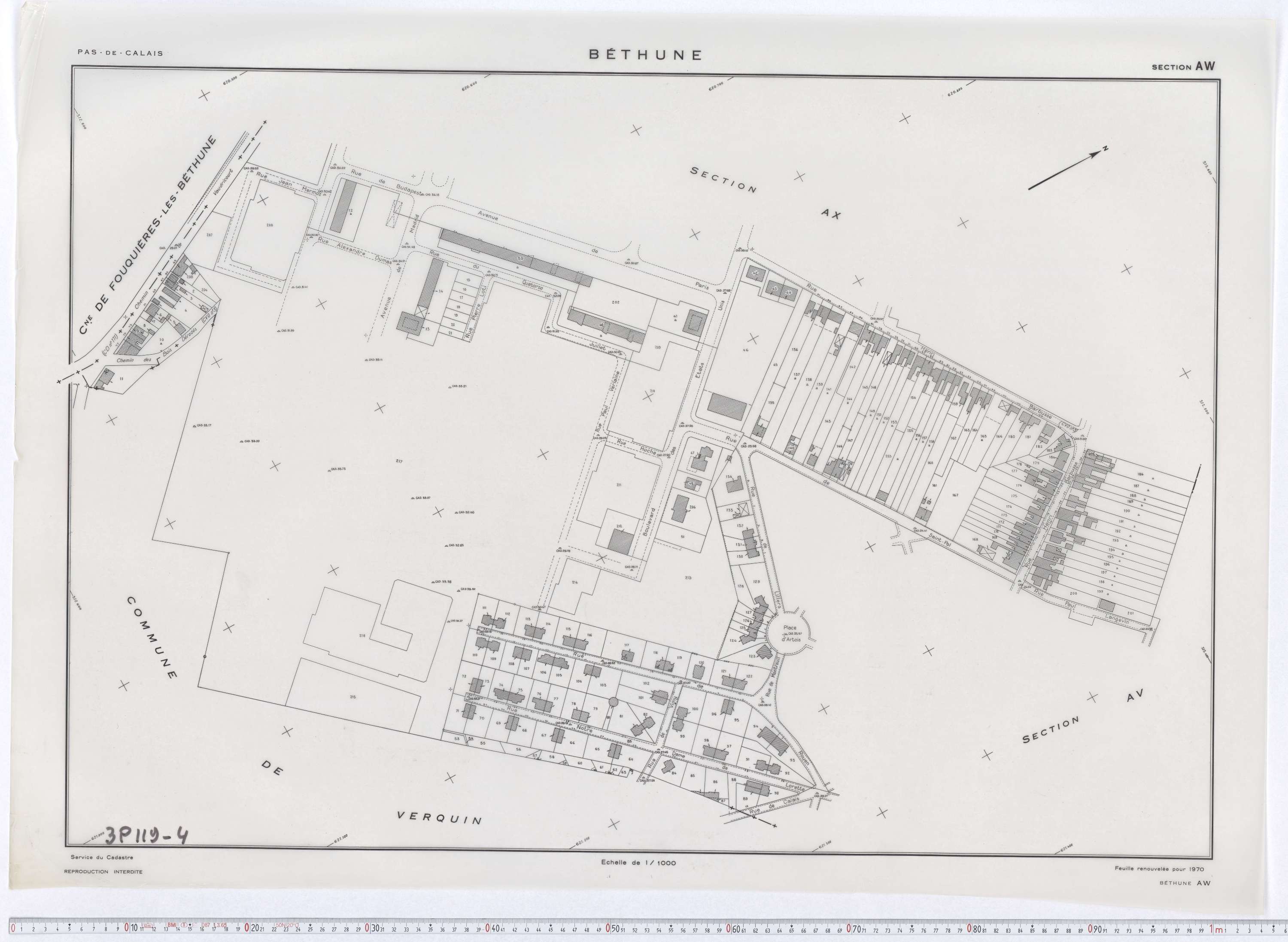 Béthune - Section AW.