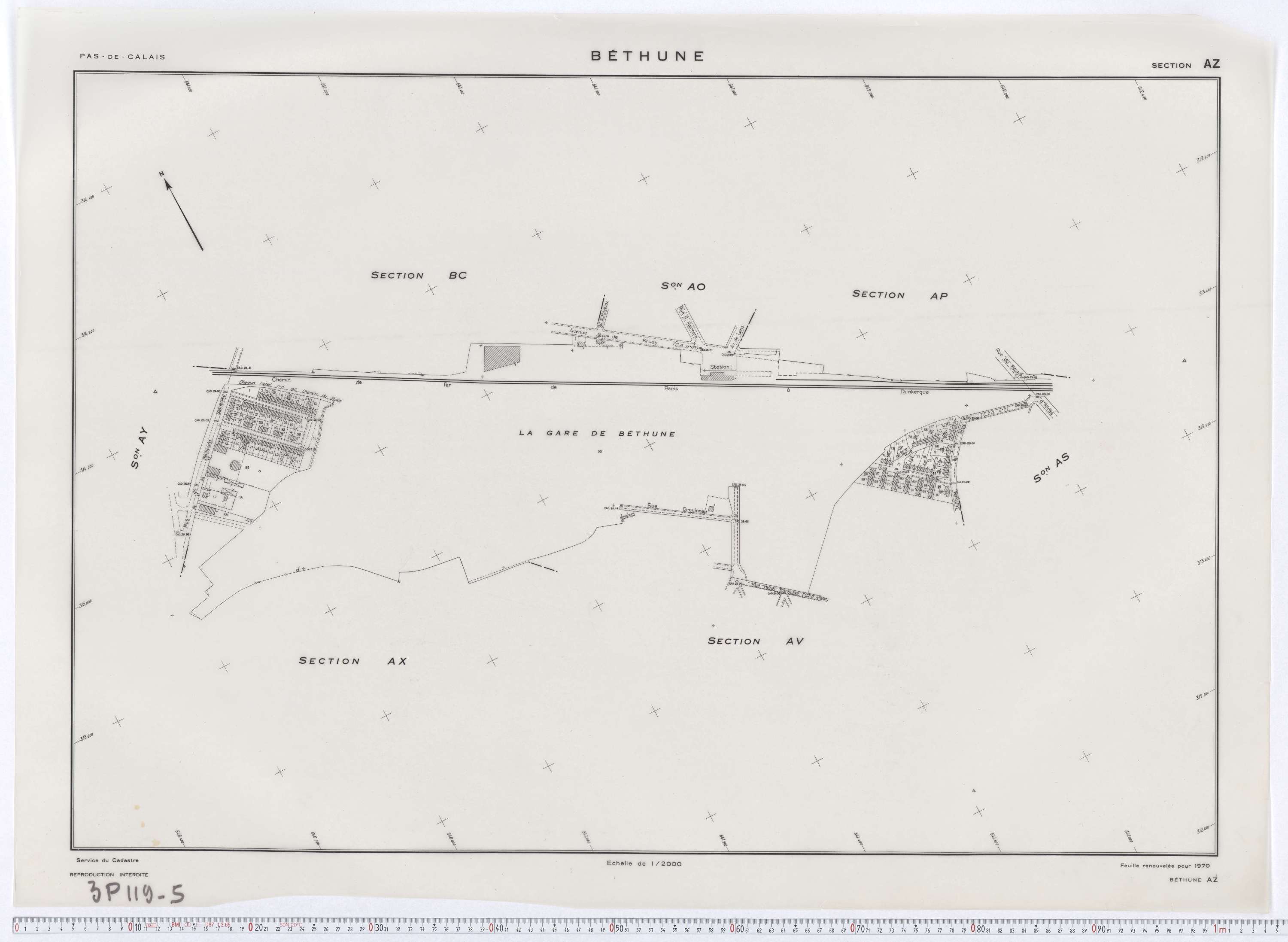 Béthune - Section AZ.