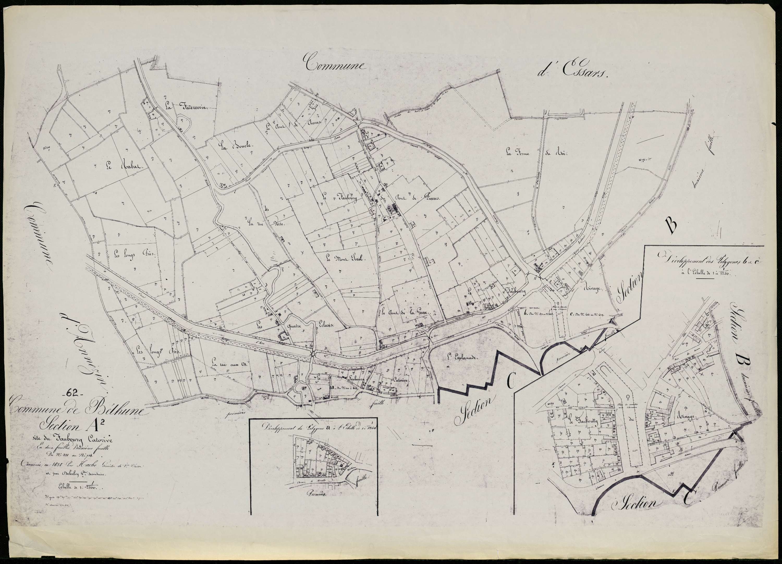 Béthune - Section A, 2e feuille