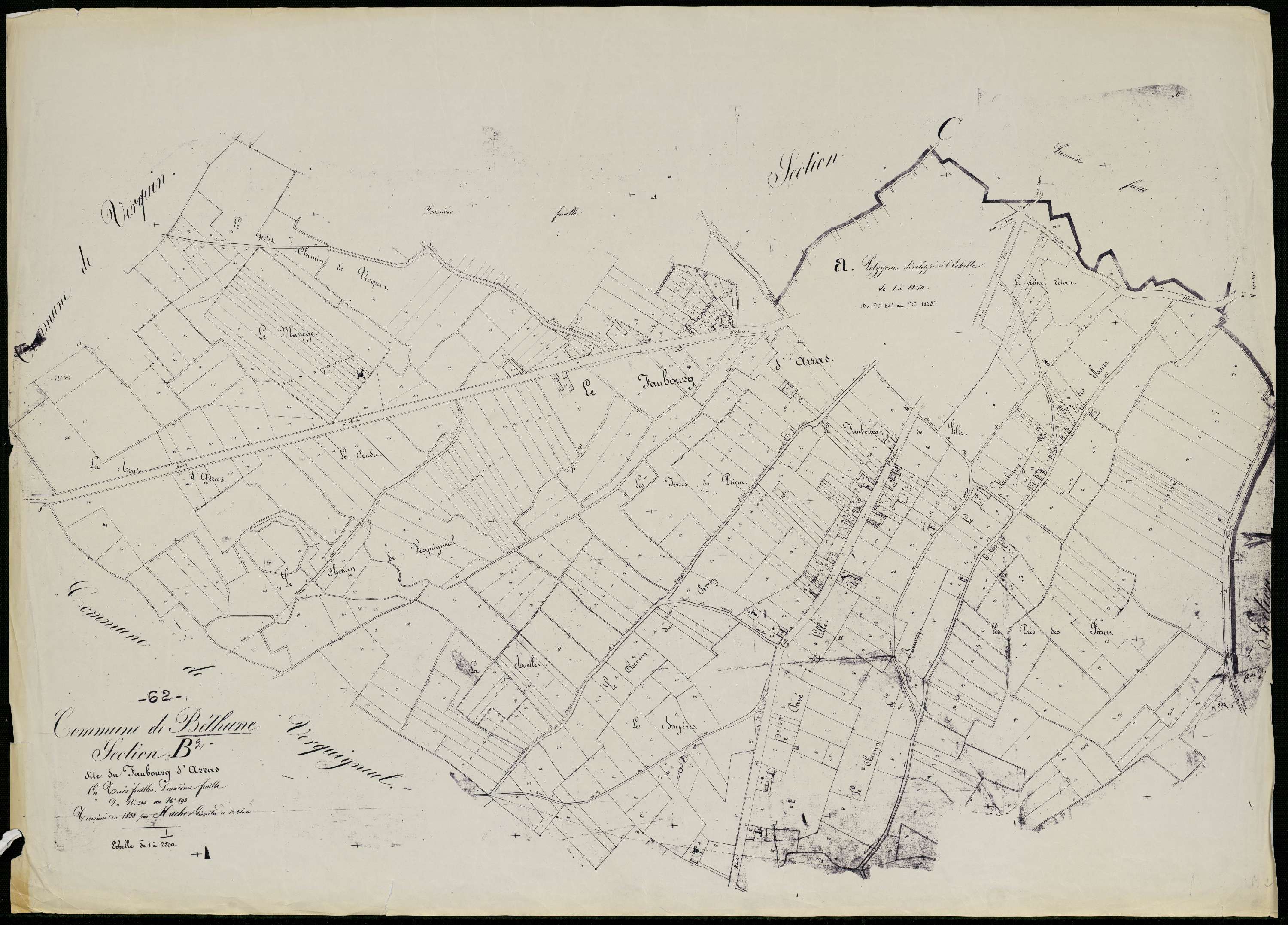 Béthune - Section B, 2e feuille