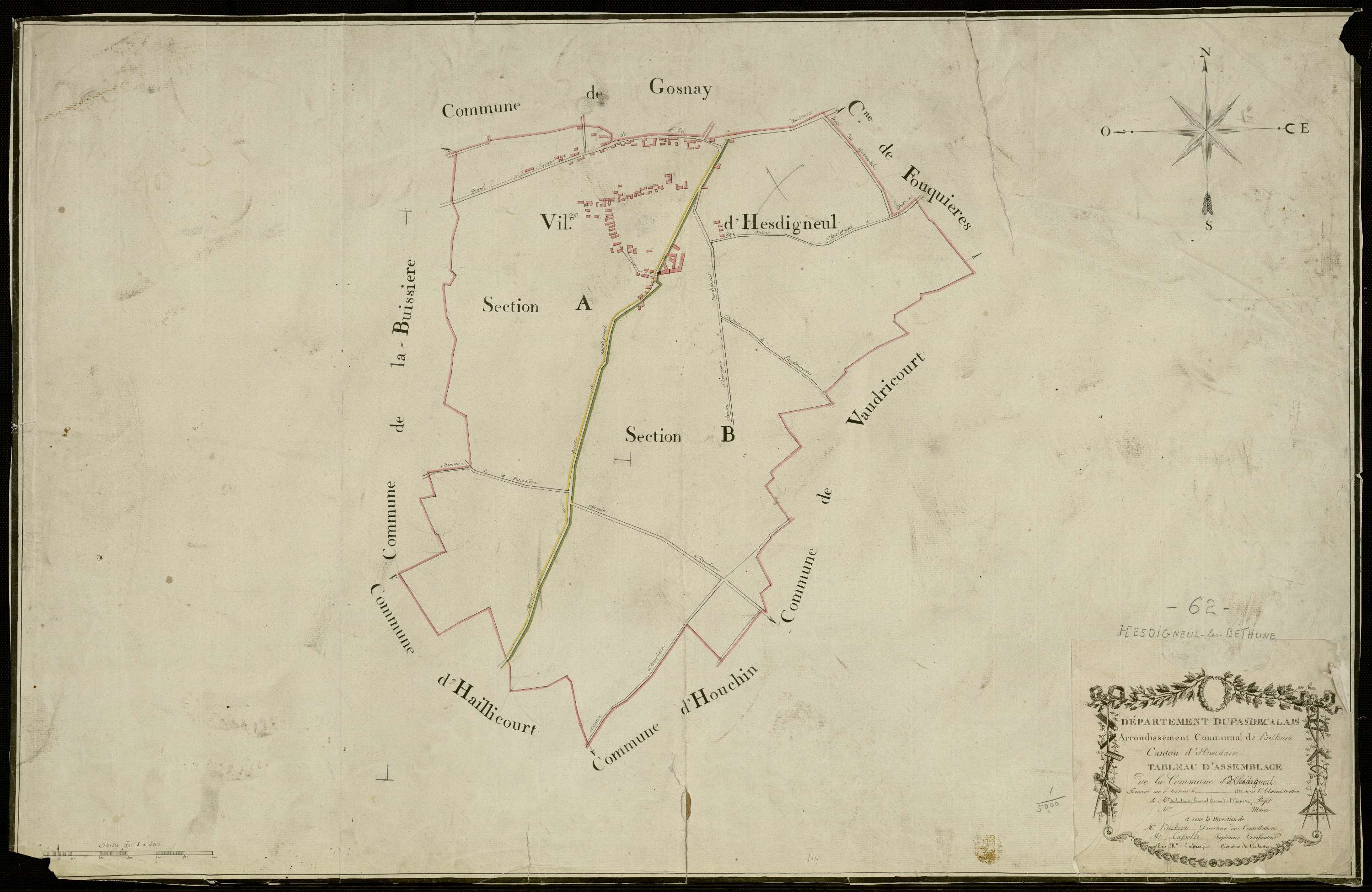 Béthune - Tableau d'assemblage