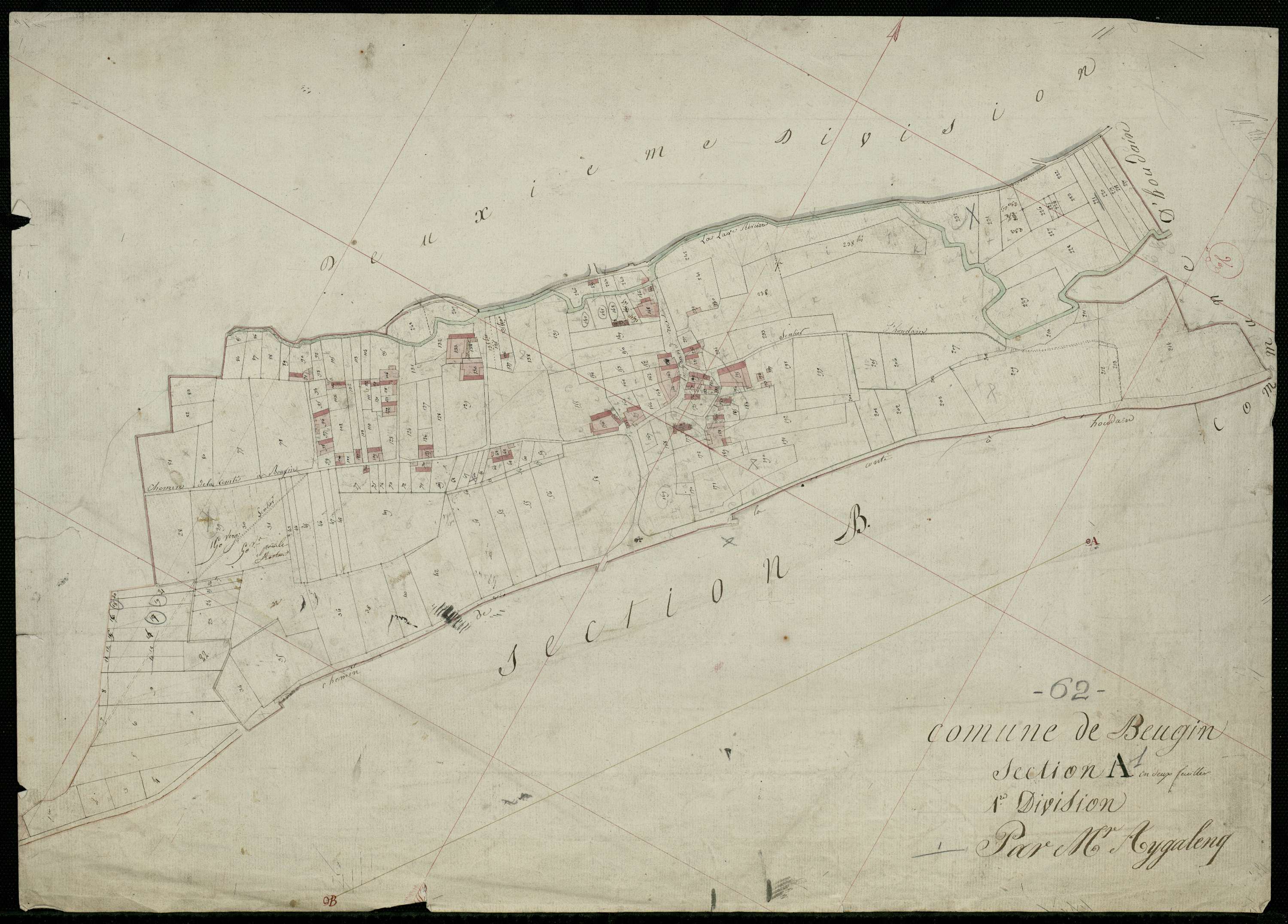 Beugin - Section A, 1re feuille