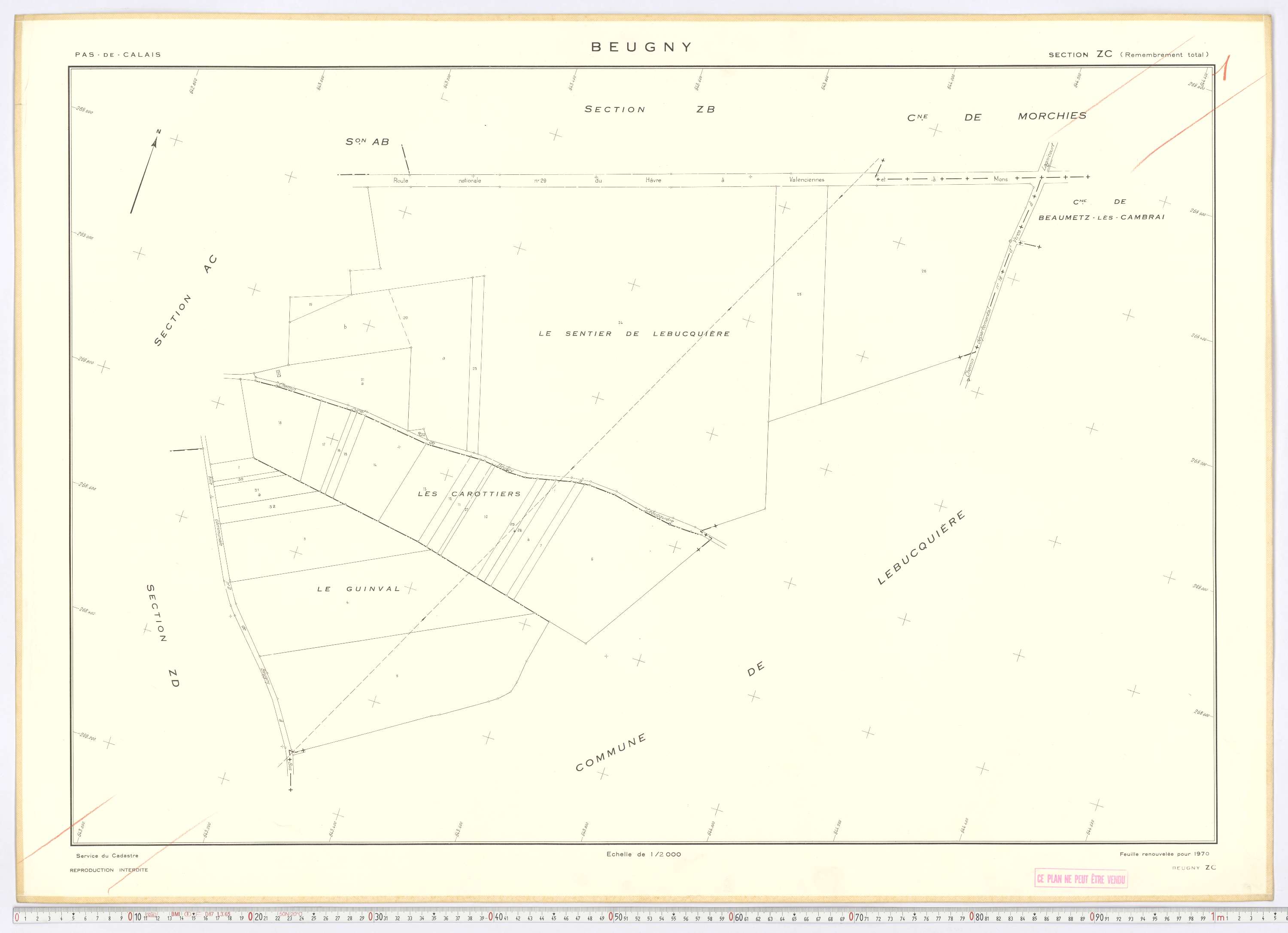 Beugny - Section ZC.
