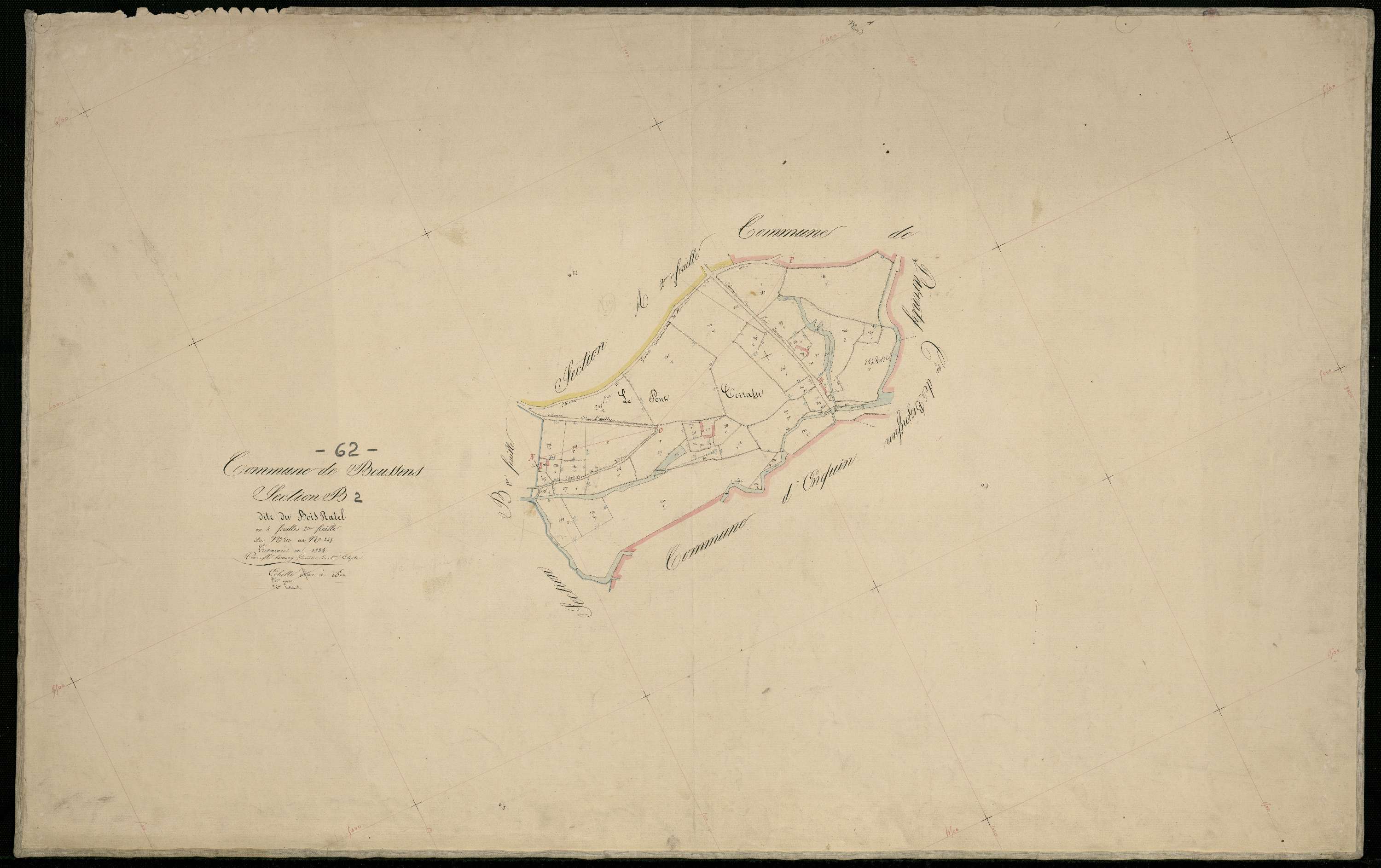 Beussent - Section B, 2e feuille
