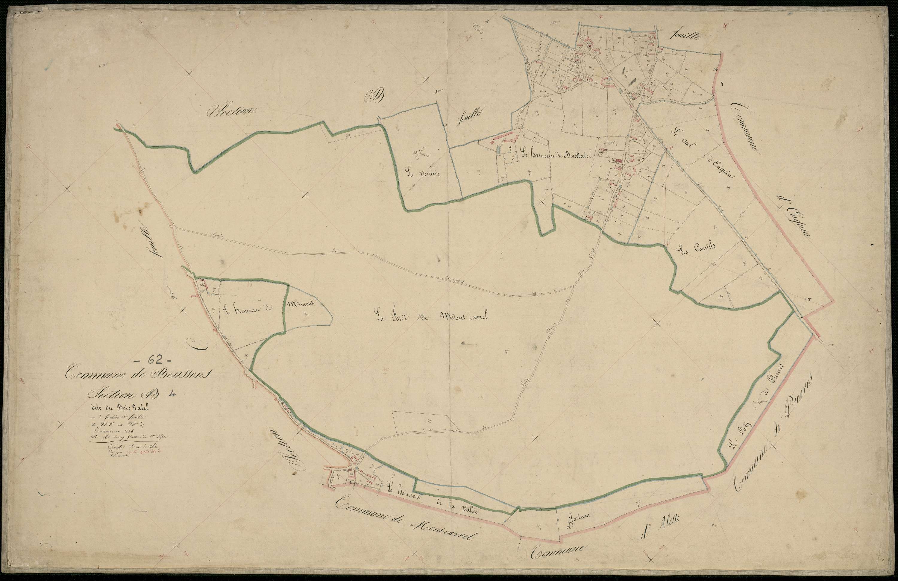 Beussent - Section B, 4e feuille