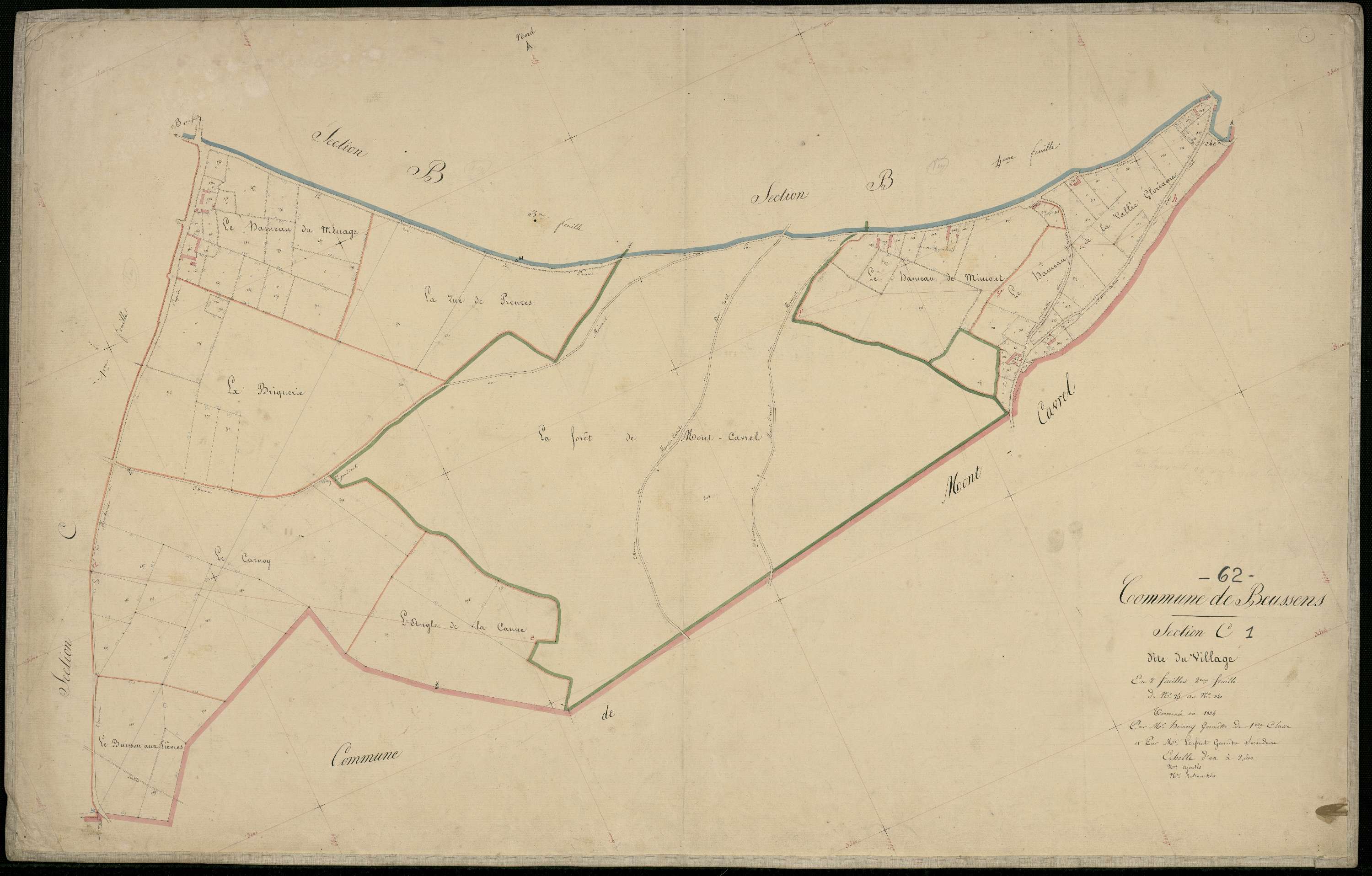 Beussent - Section C, 2e feuille