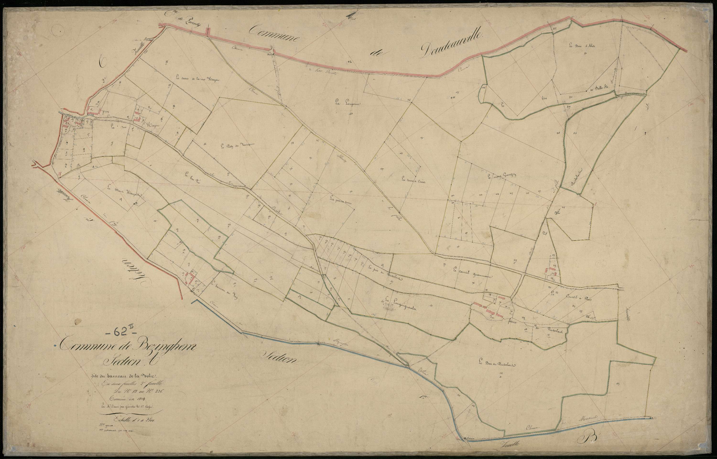 Bezinghem - Section A, 2e feuille