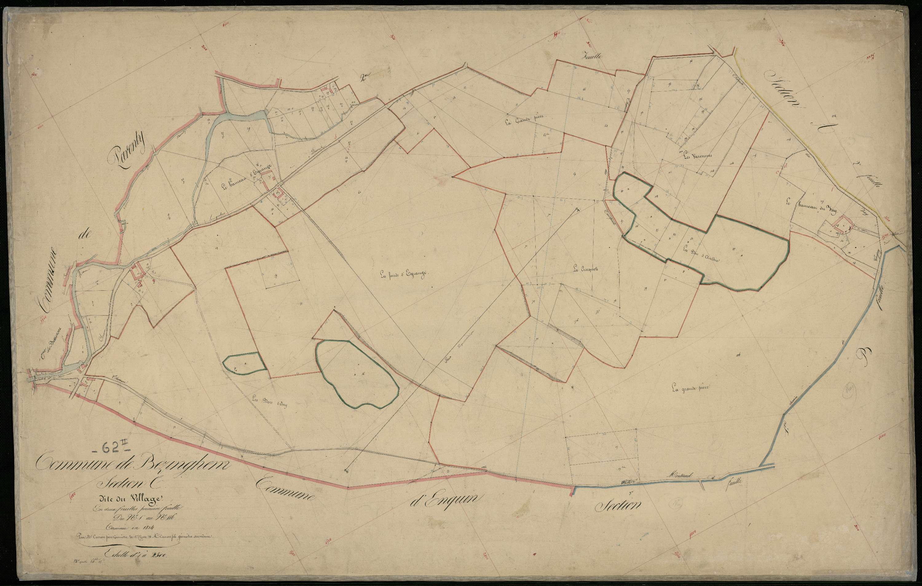 Bezinghem - Section C, 1re feuille