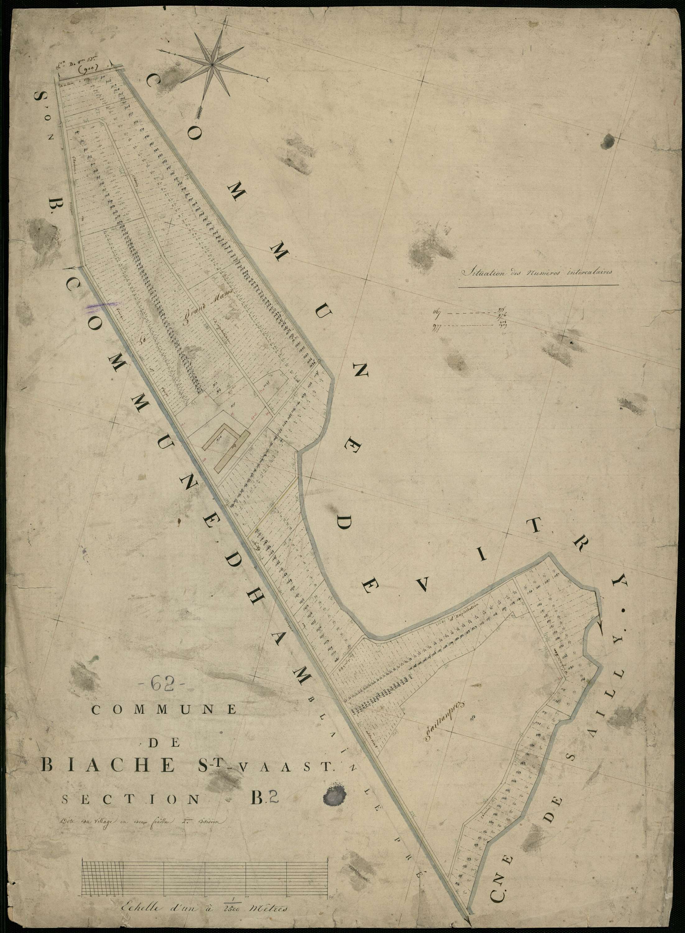 Biache-Saint-Vaast - Section B, 2e feuille