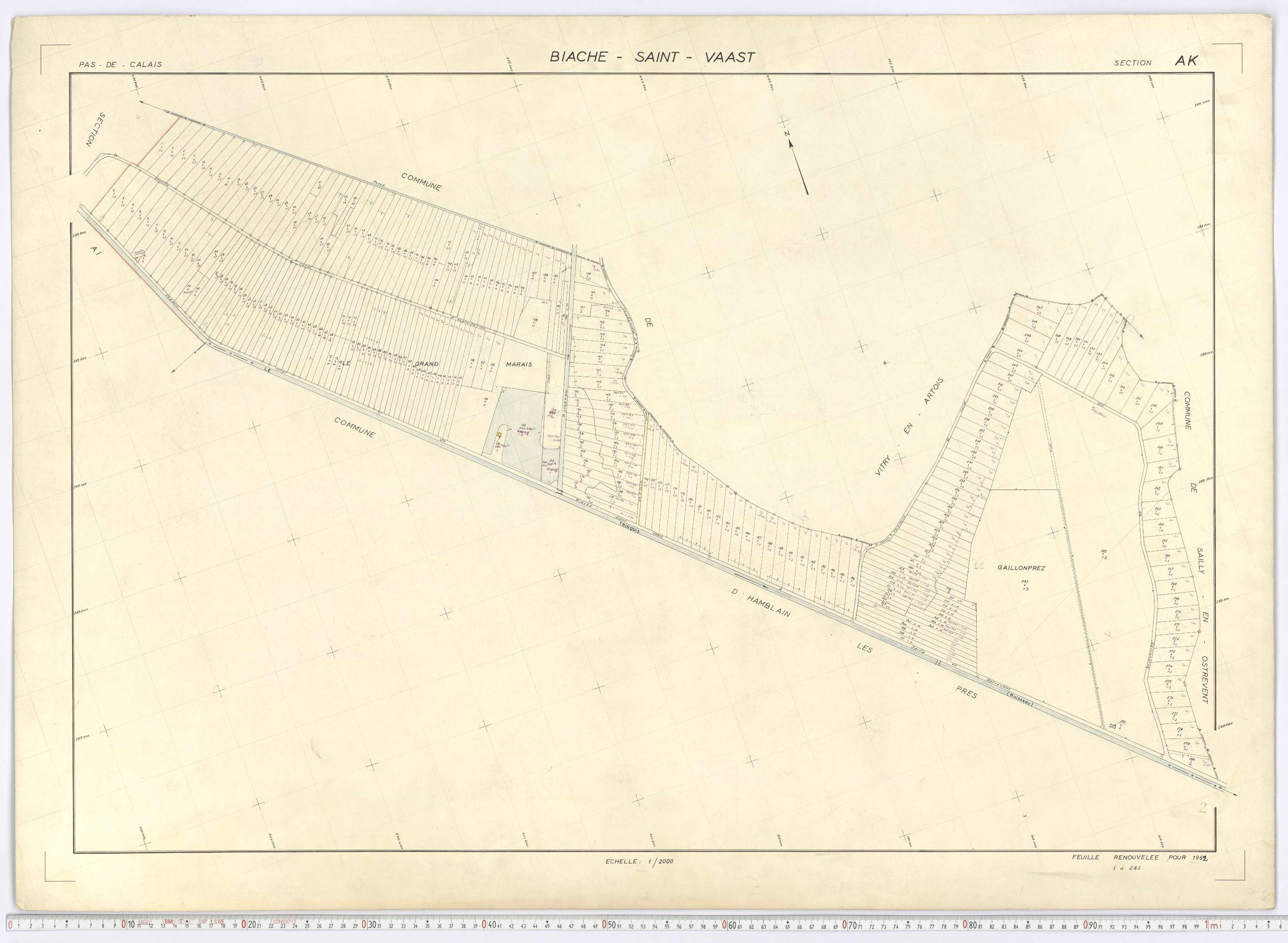 Biache-Saint-Vaast - Section AK.