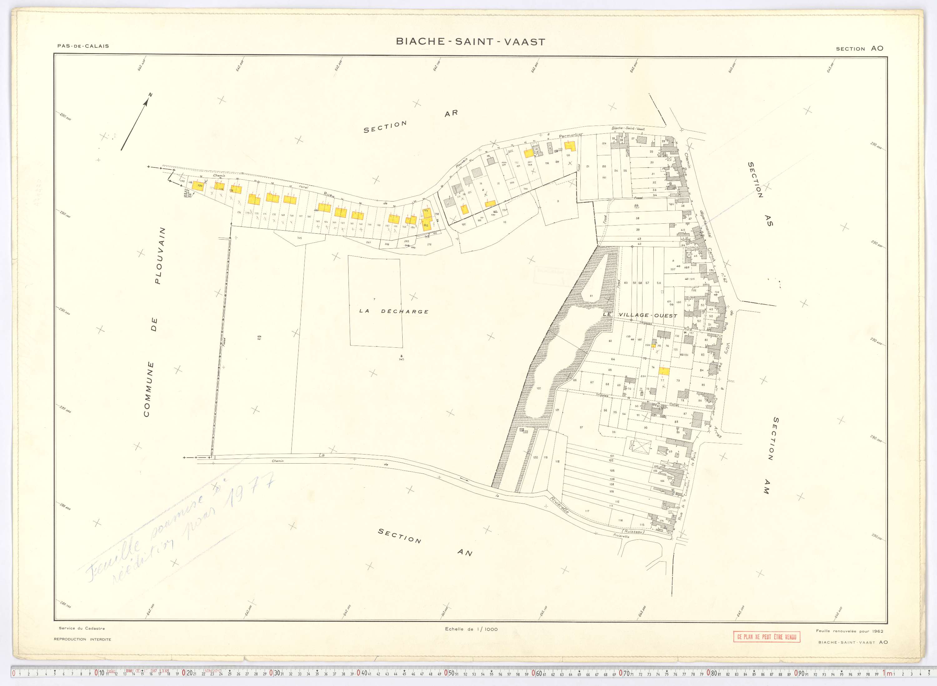 Biache-Saint-Vaast - Section AO.