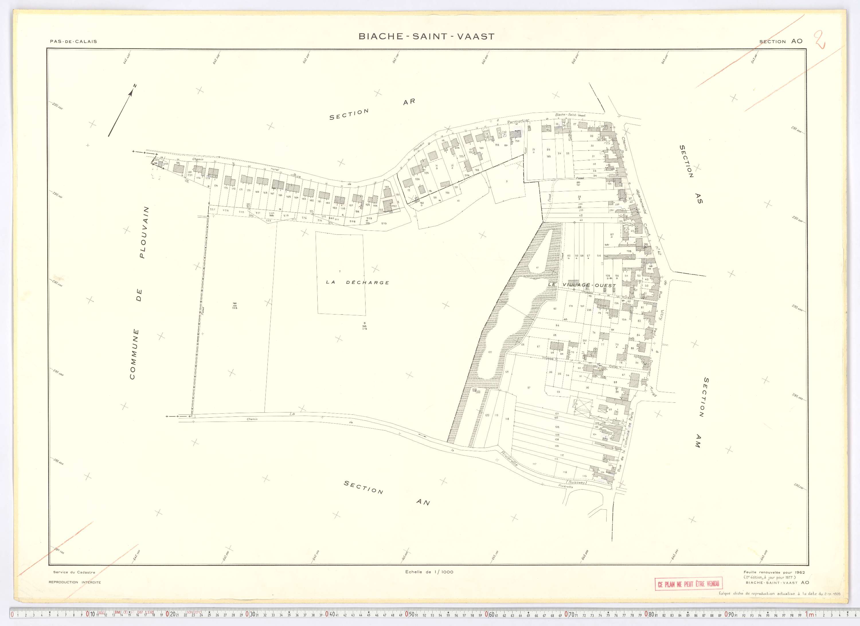 Biache-Saint-Vaast - Section AO.
