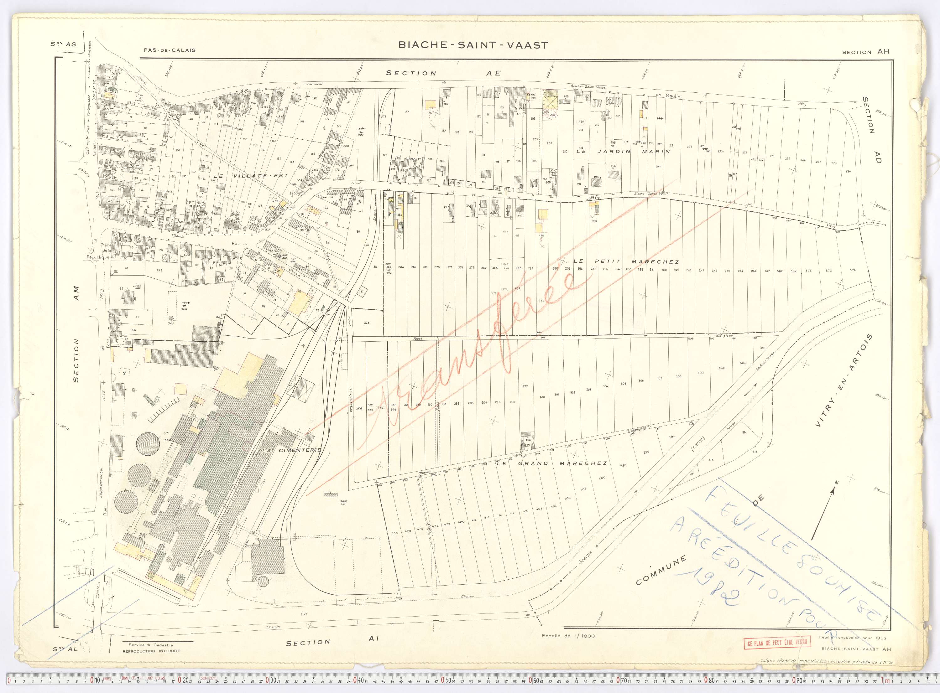 Biache-Saint-Vaast - Section AH.