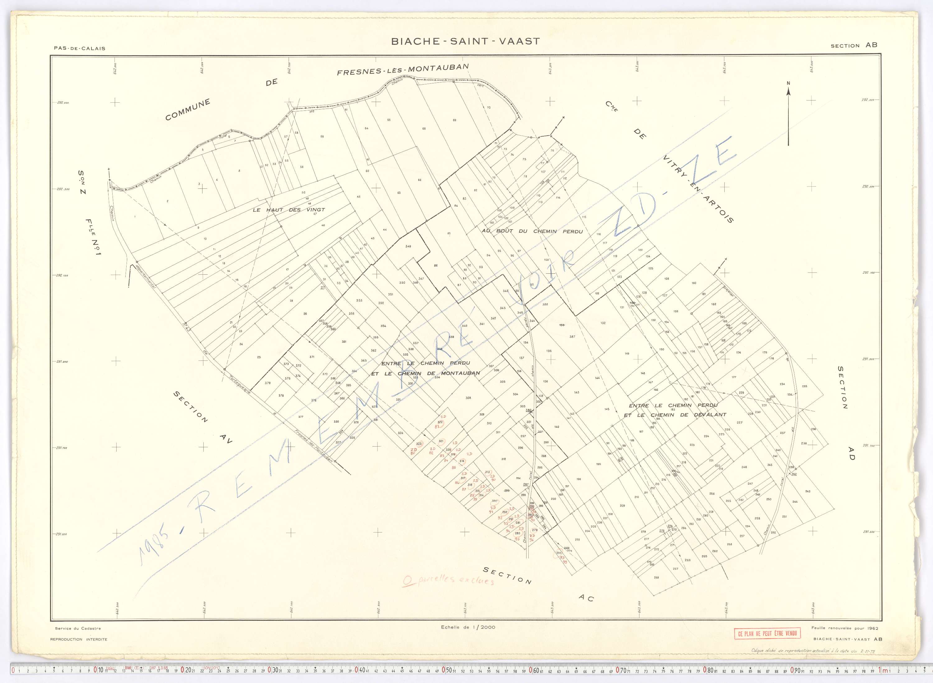 Biache-Saint-Vaast - Section AB.