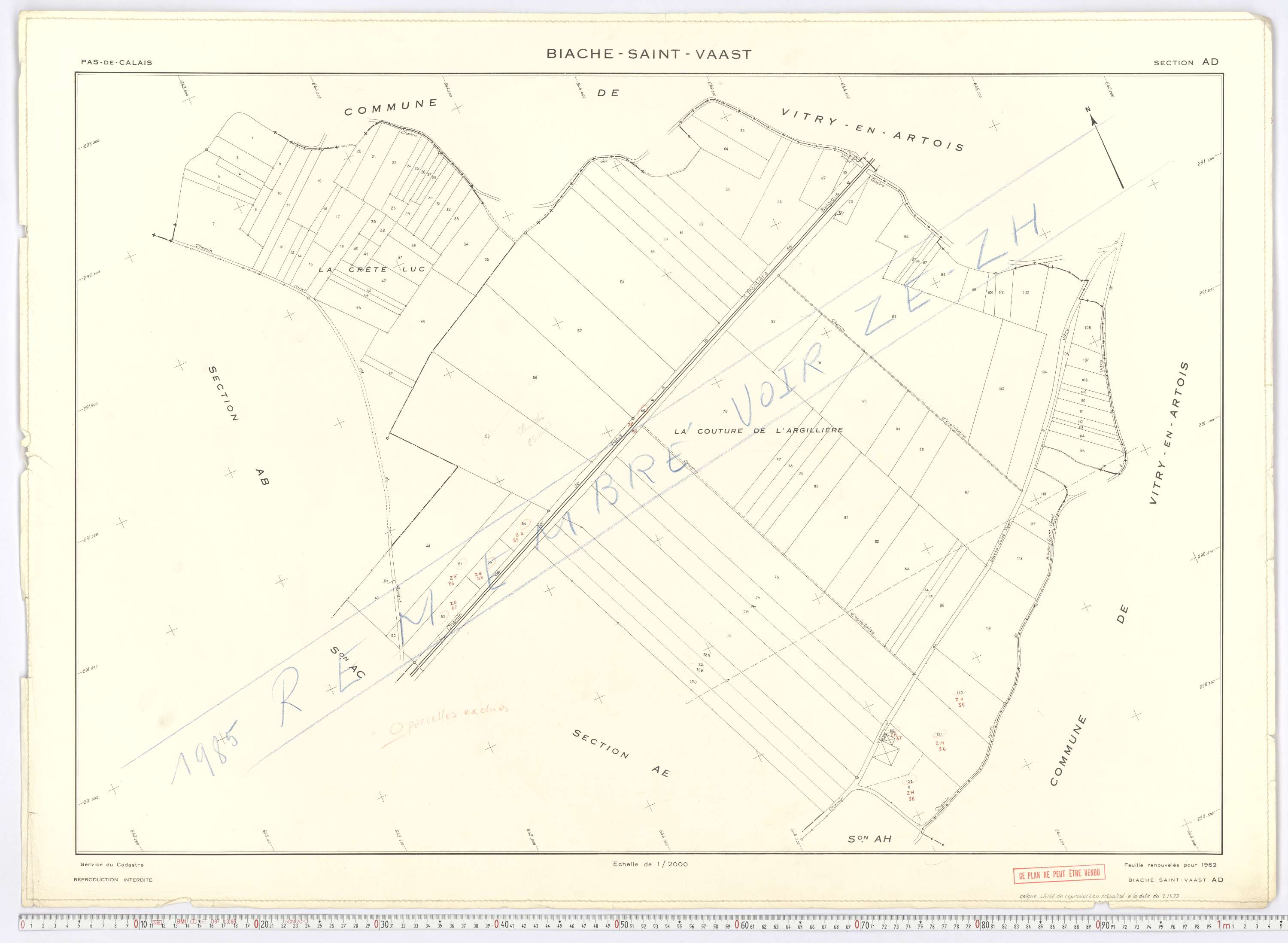 Biache-Saint-Vaast - Section AD.