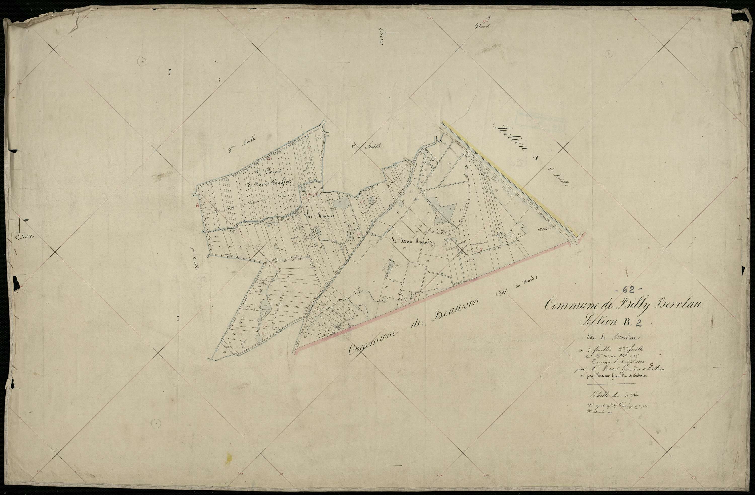 Billy-Berclau - Section B, 2e feuille