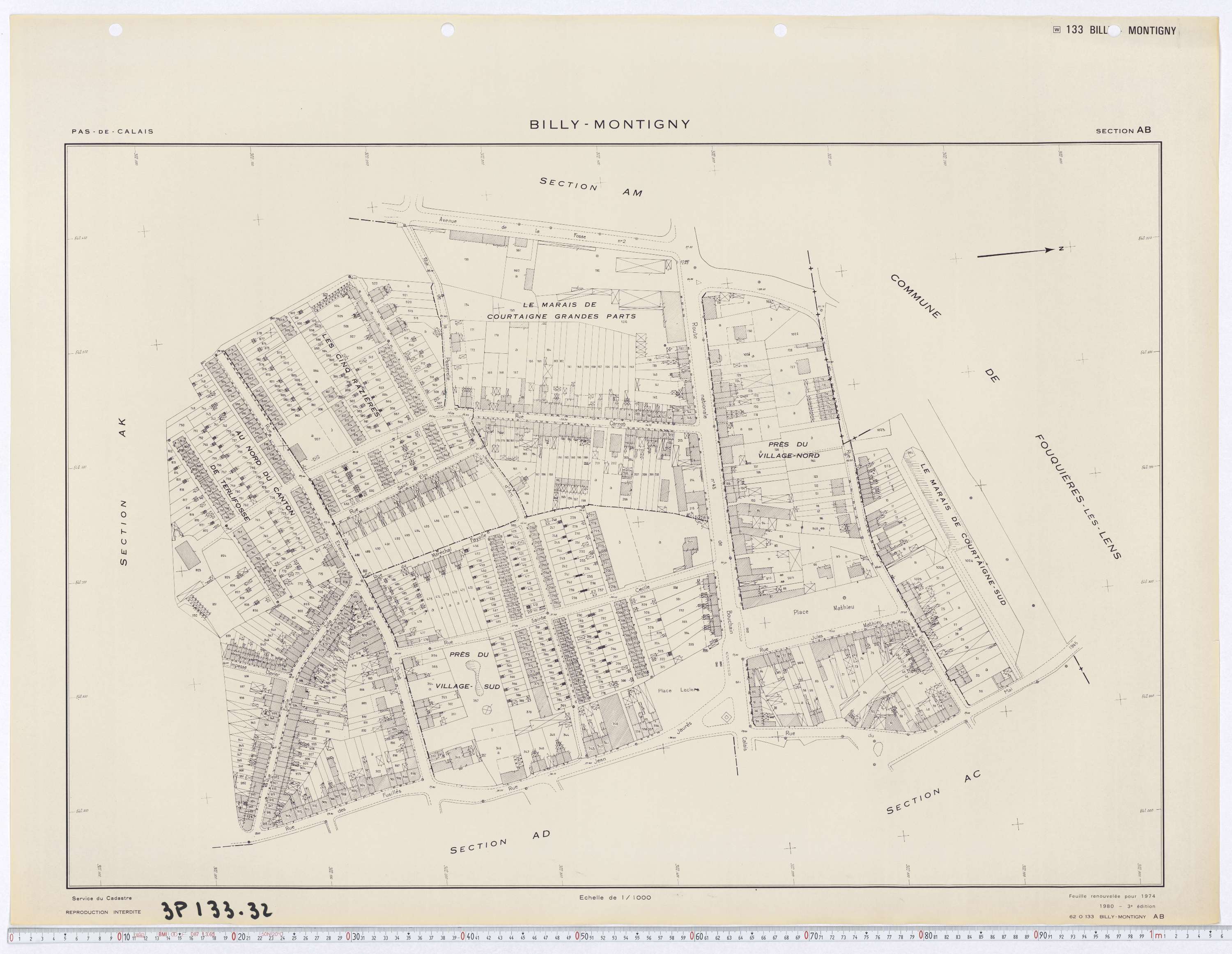 Billy-Montigny - Section AB.