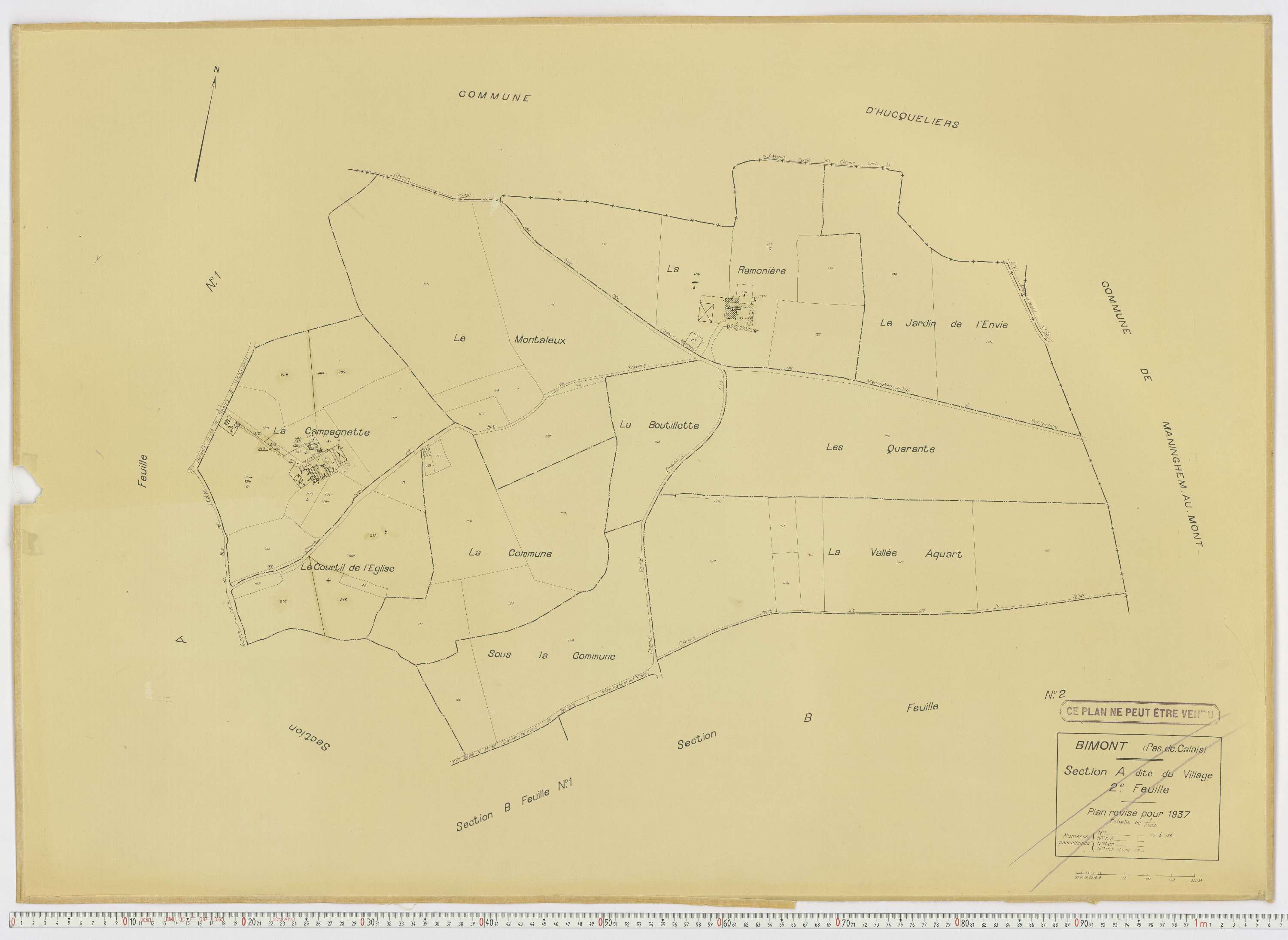 Bimont - Section A, feuille 2.