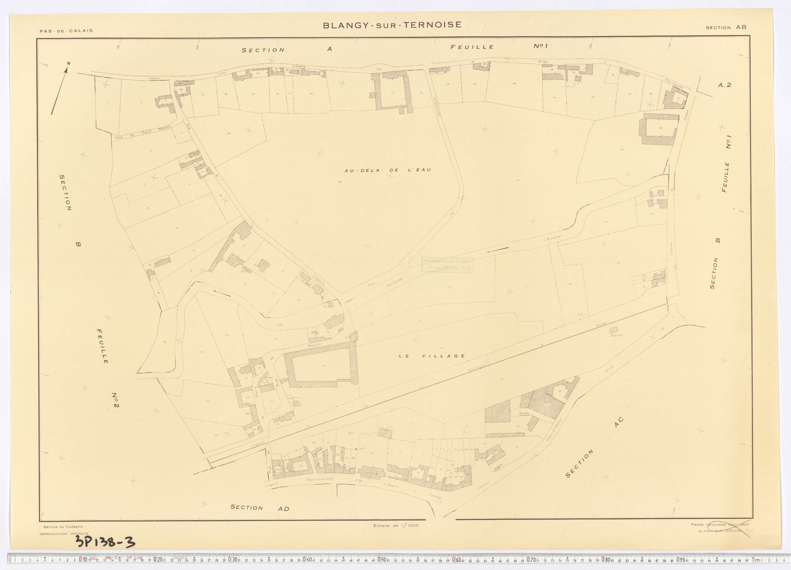 Blangy-sur-Ternoise - Section AB.