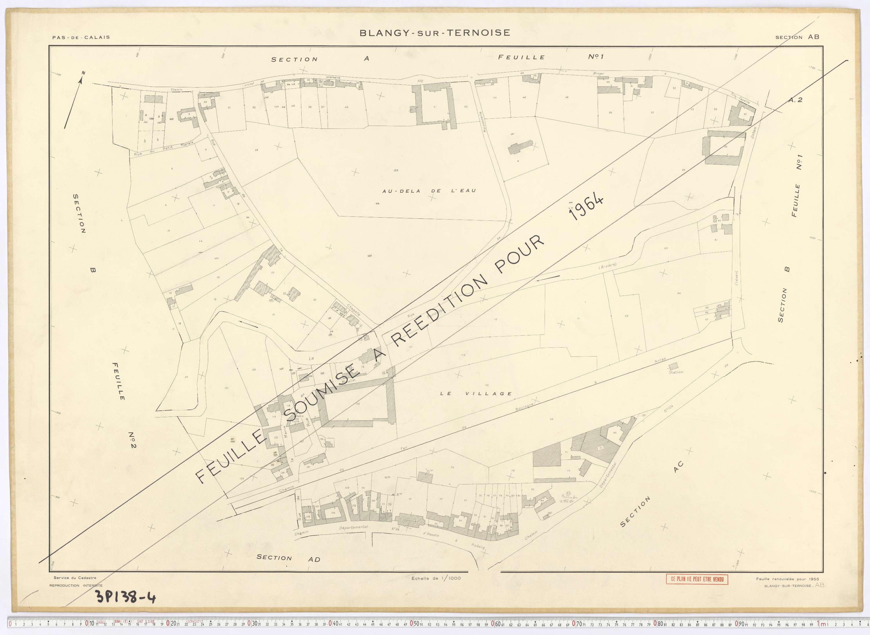 Blangy-sur-Ternoise - Section AB.