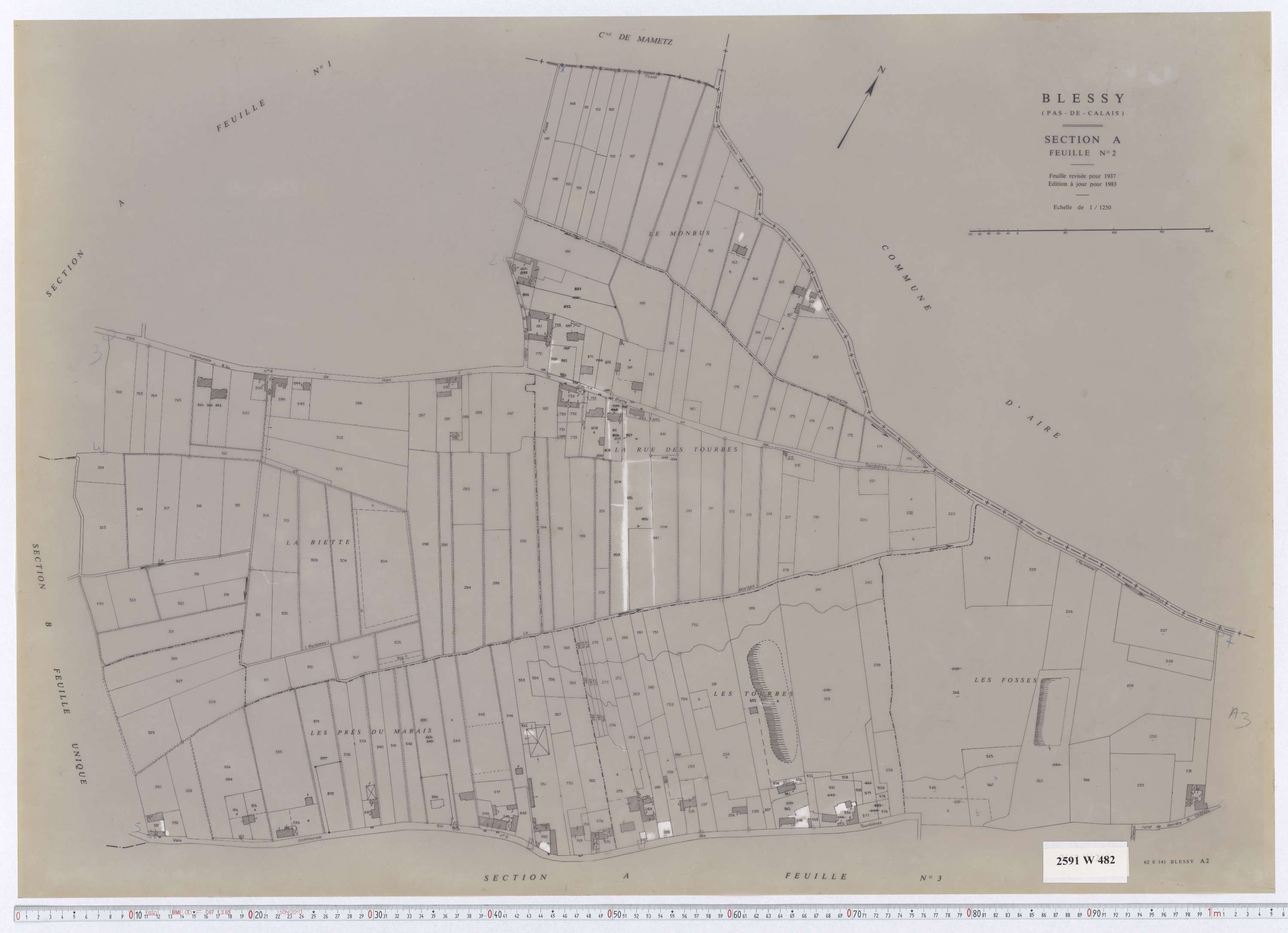 Blessy - Section A, feuille 2.
