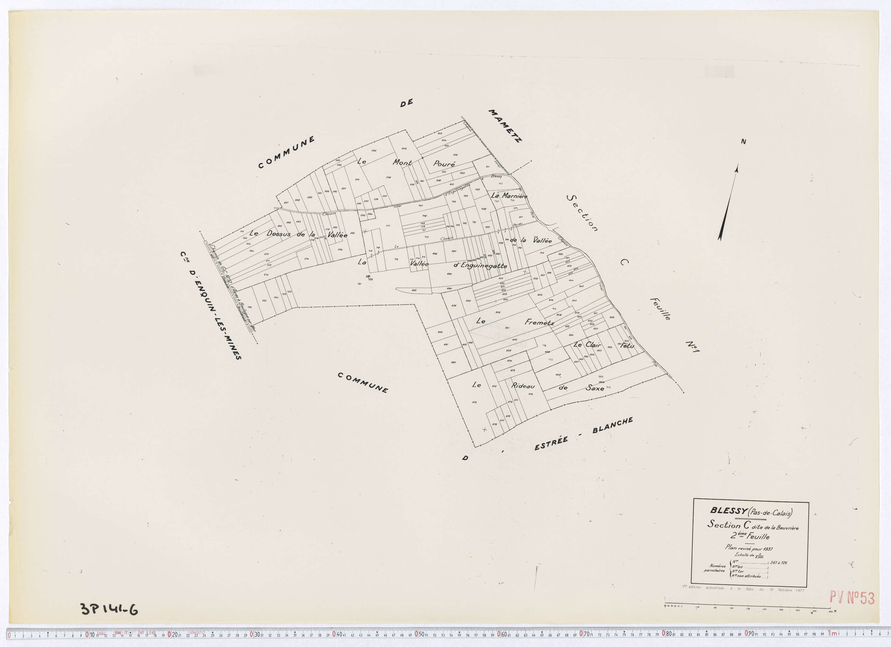 Blessy - Section C, feuille 2.