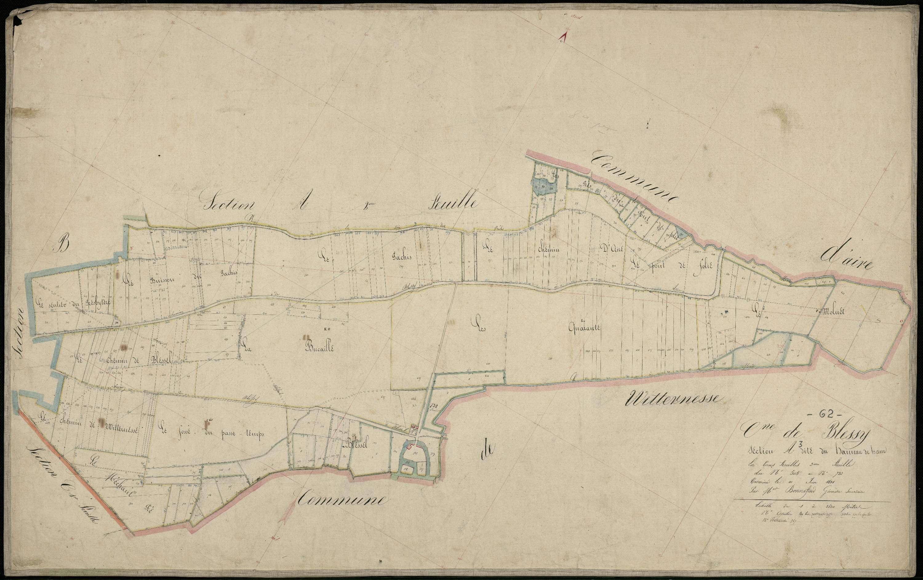 Blessy - Section A, 3e feuille
