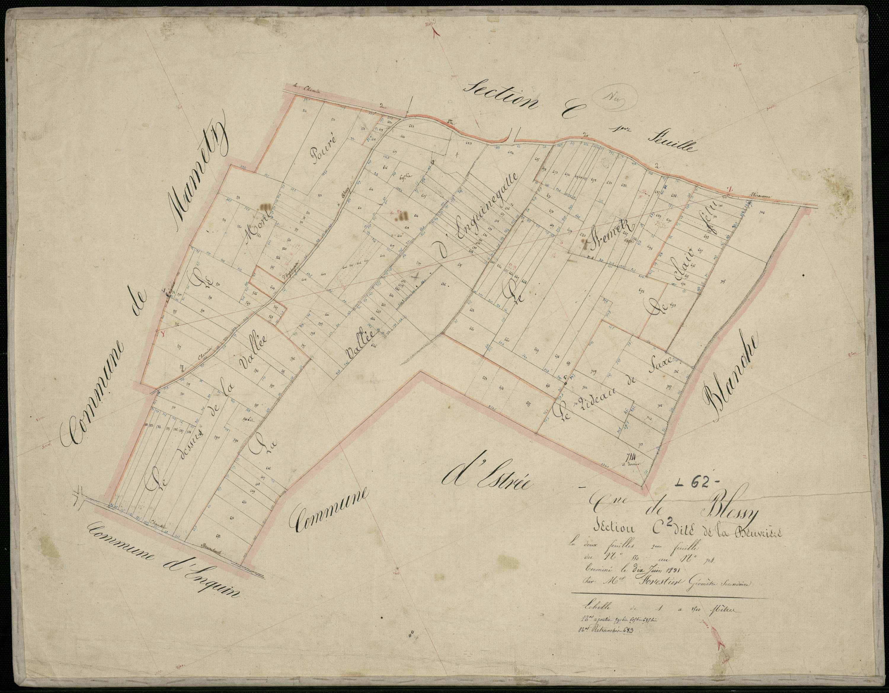 Blessy - Section C, 2e feuille