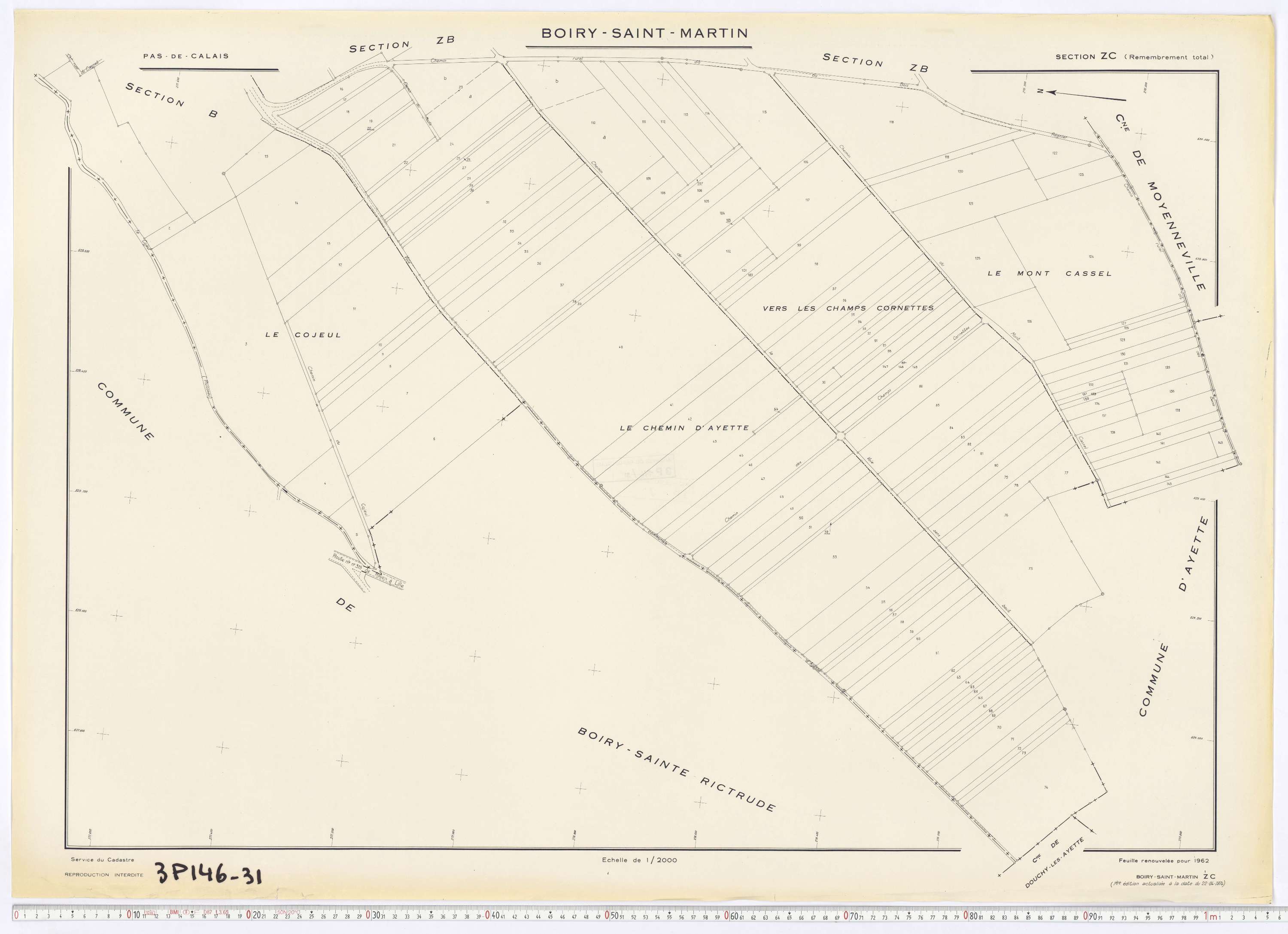 Boiry-Saint-Martin - Section ZC.