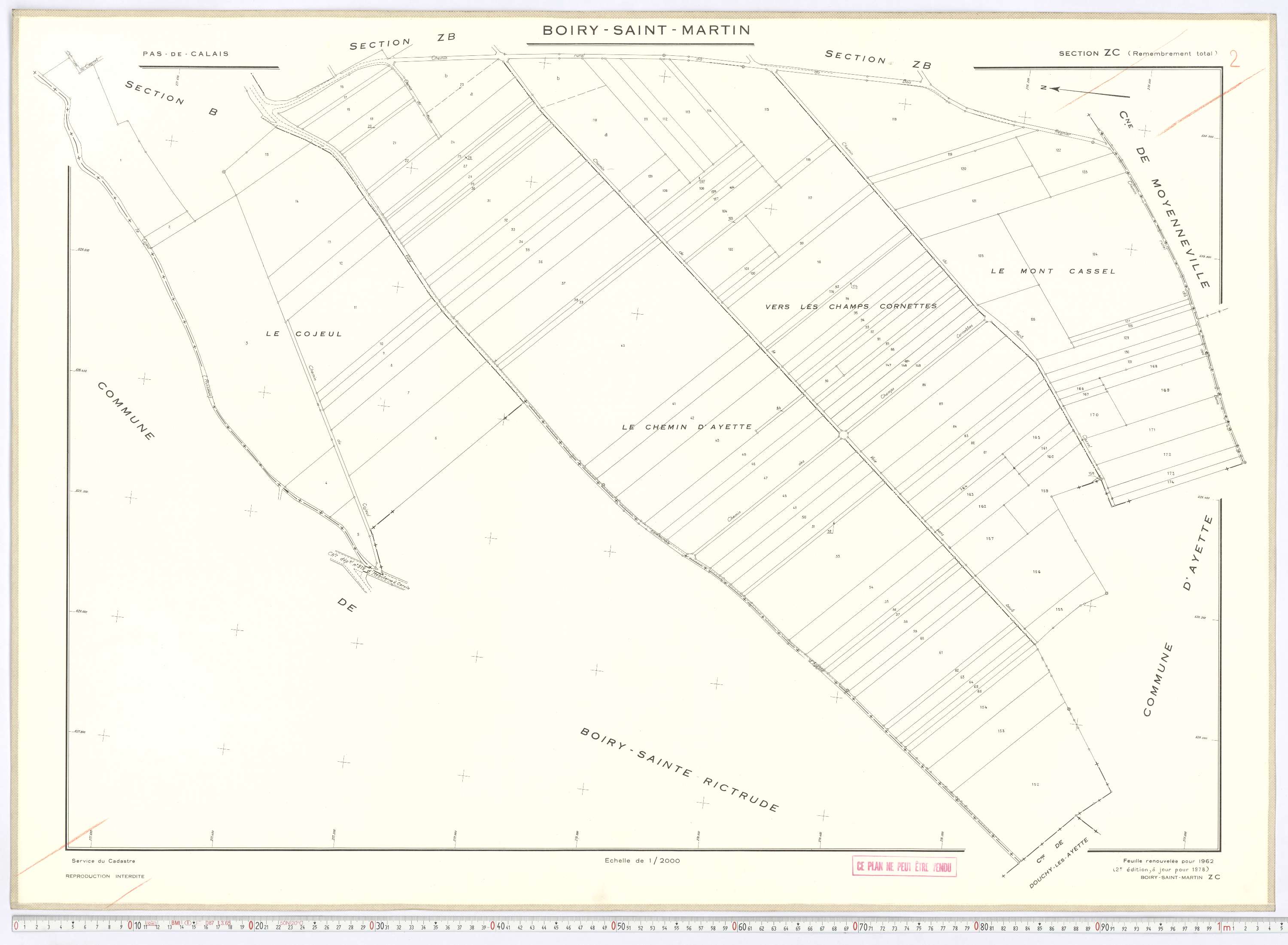 Boiry-Saint-Martin - Section ZC.