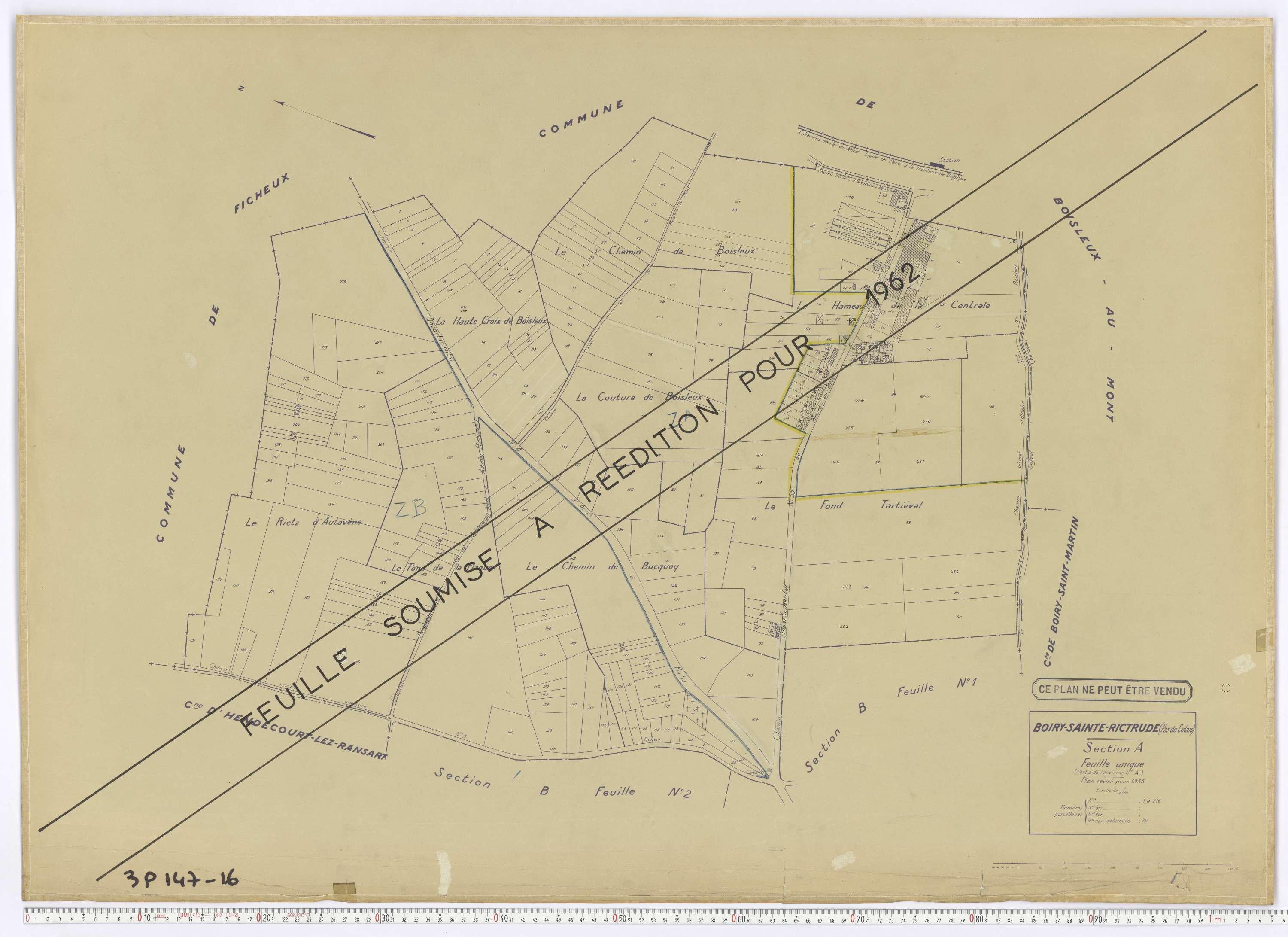 Boiry-Sainte-Rictrude - Section A.