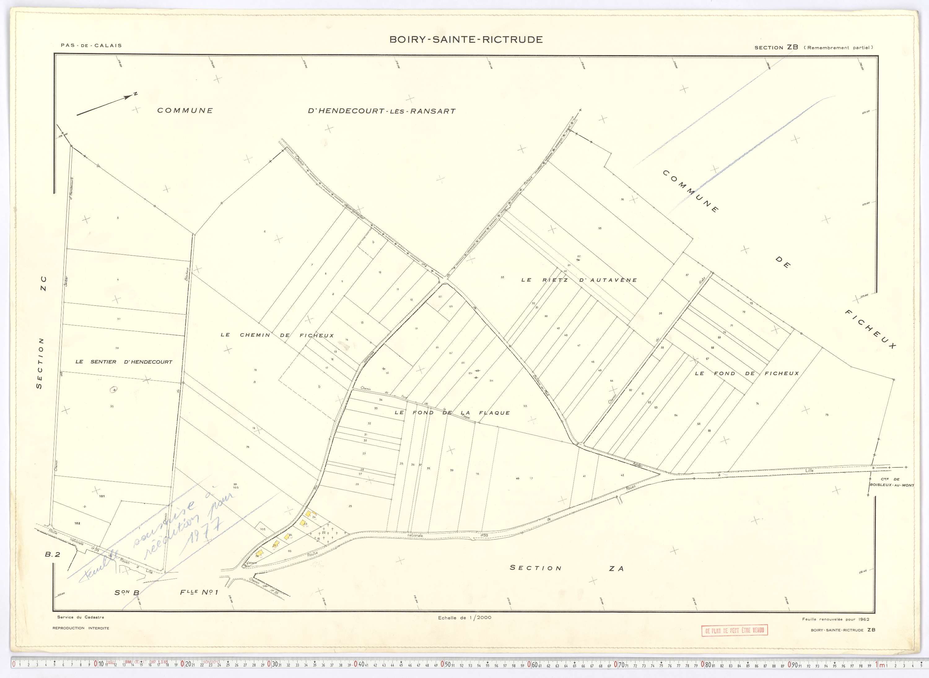 Boiry-Sainte-Rictrude - Section ZB.