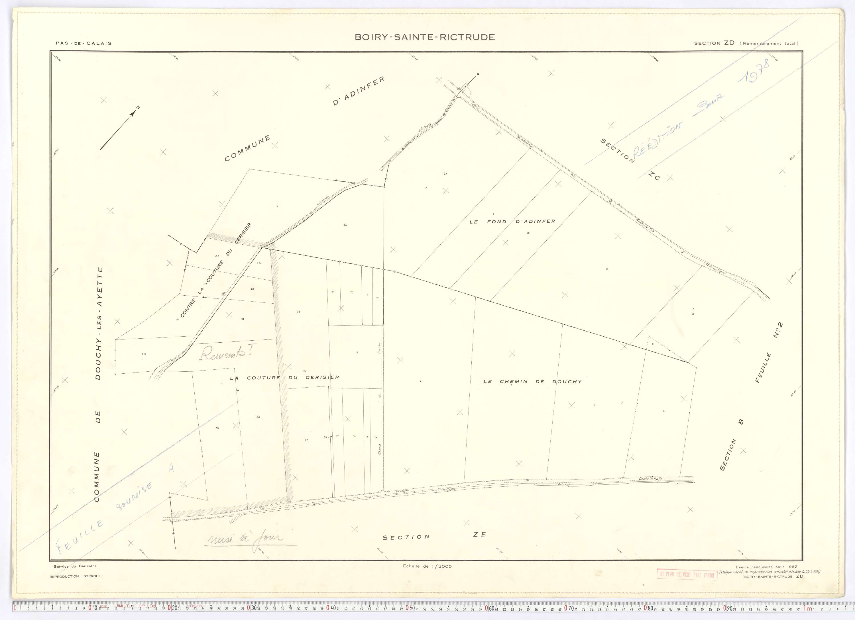 Boiry-Sainte-Rictrude - Section ZD.